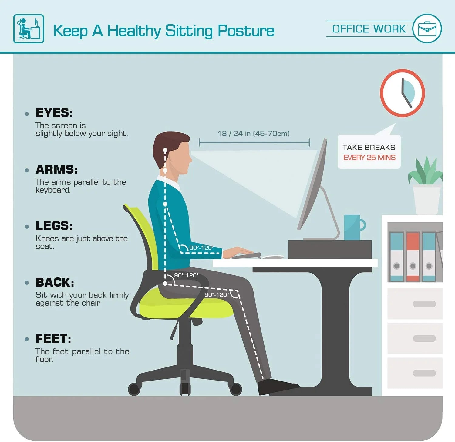 homall-office-mesh-chair-b-rostuhl-gr-n-mit-armlehnen image 4