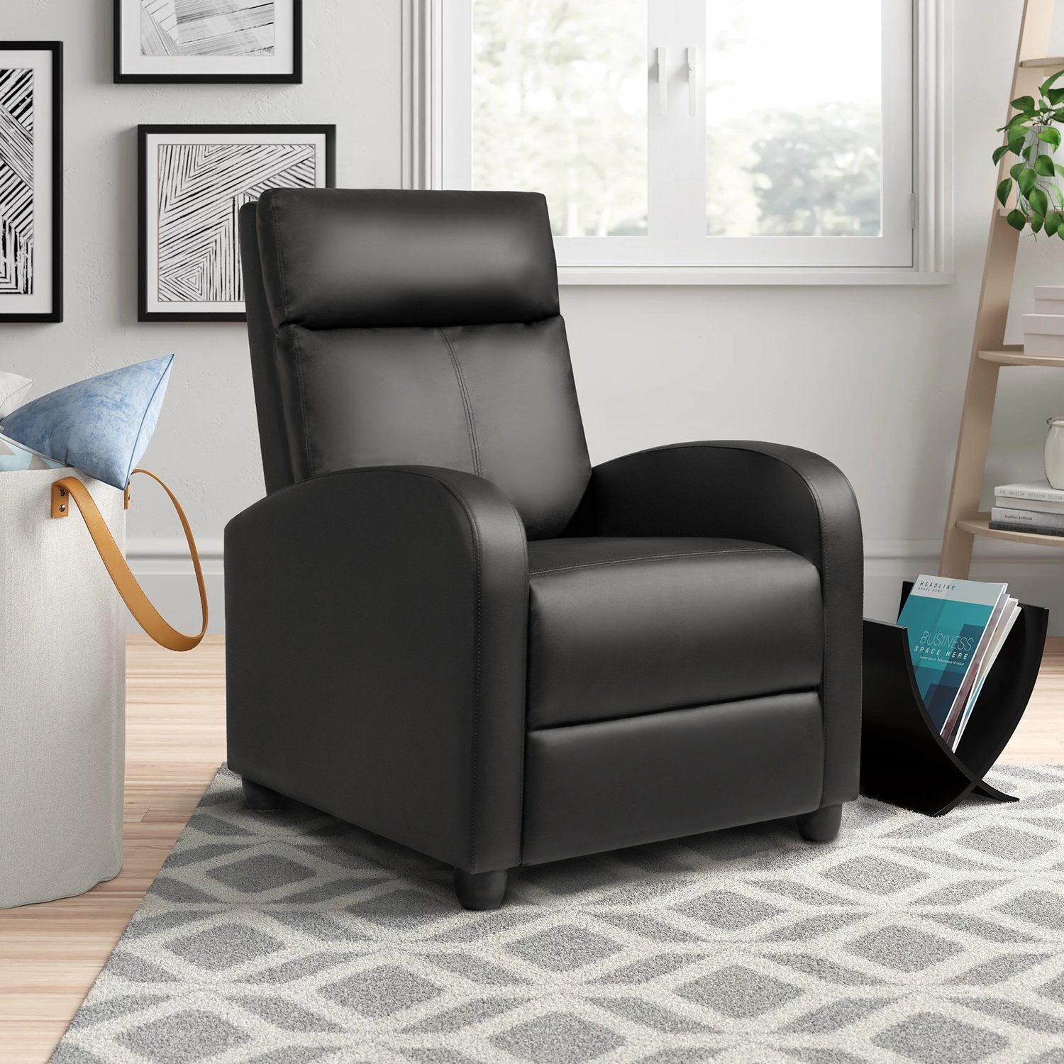 homall-recliner-relaxsessel-pu-leder-braun-verstellbar-180-grad image 8