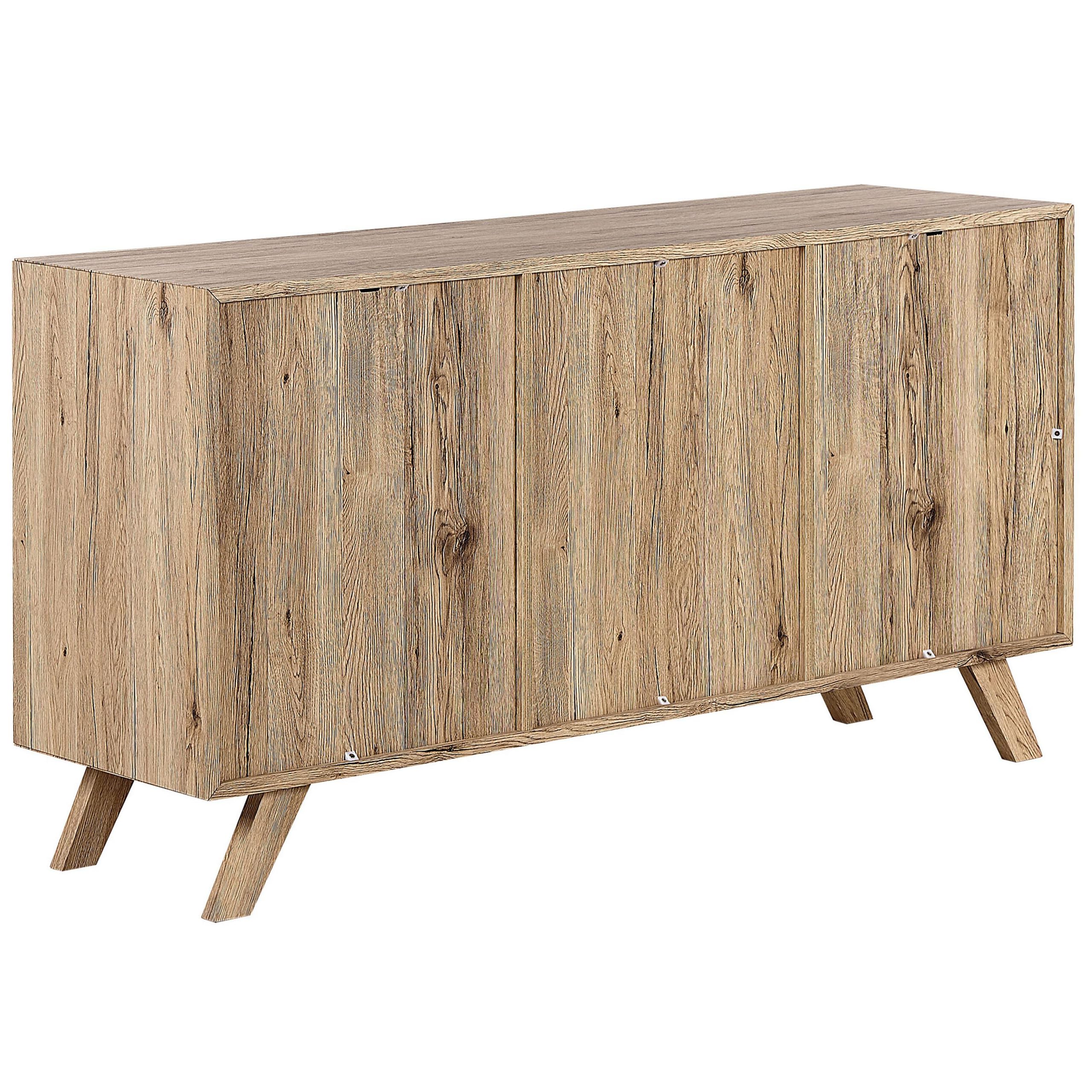 beliani-forester-sideboard-wei-holz-140cm-2-t-ren-3-schubl image 6