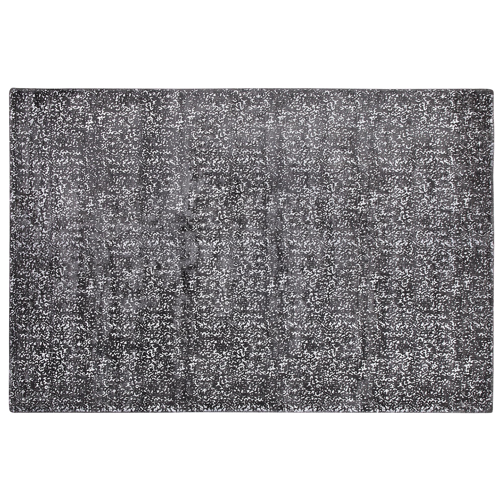beliani-esel-teppich-140x200-dunkelgrau-kurzflor-silber image 8
