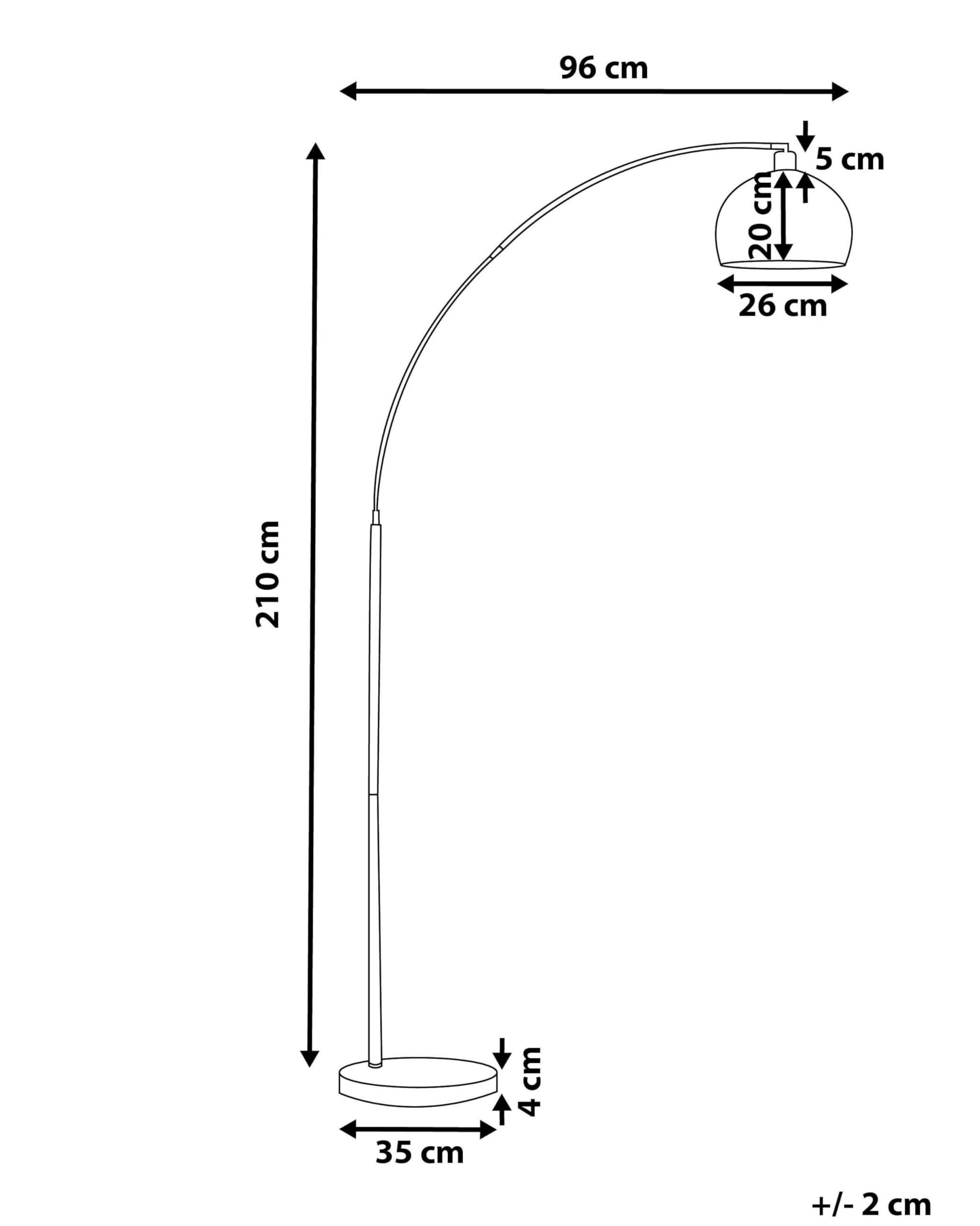 beliani-paroo-stehlampe-silber-metall-verchromt-210-cm image 3