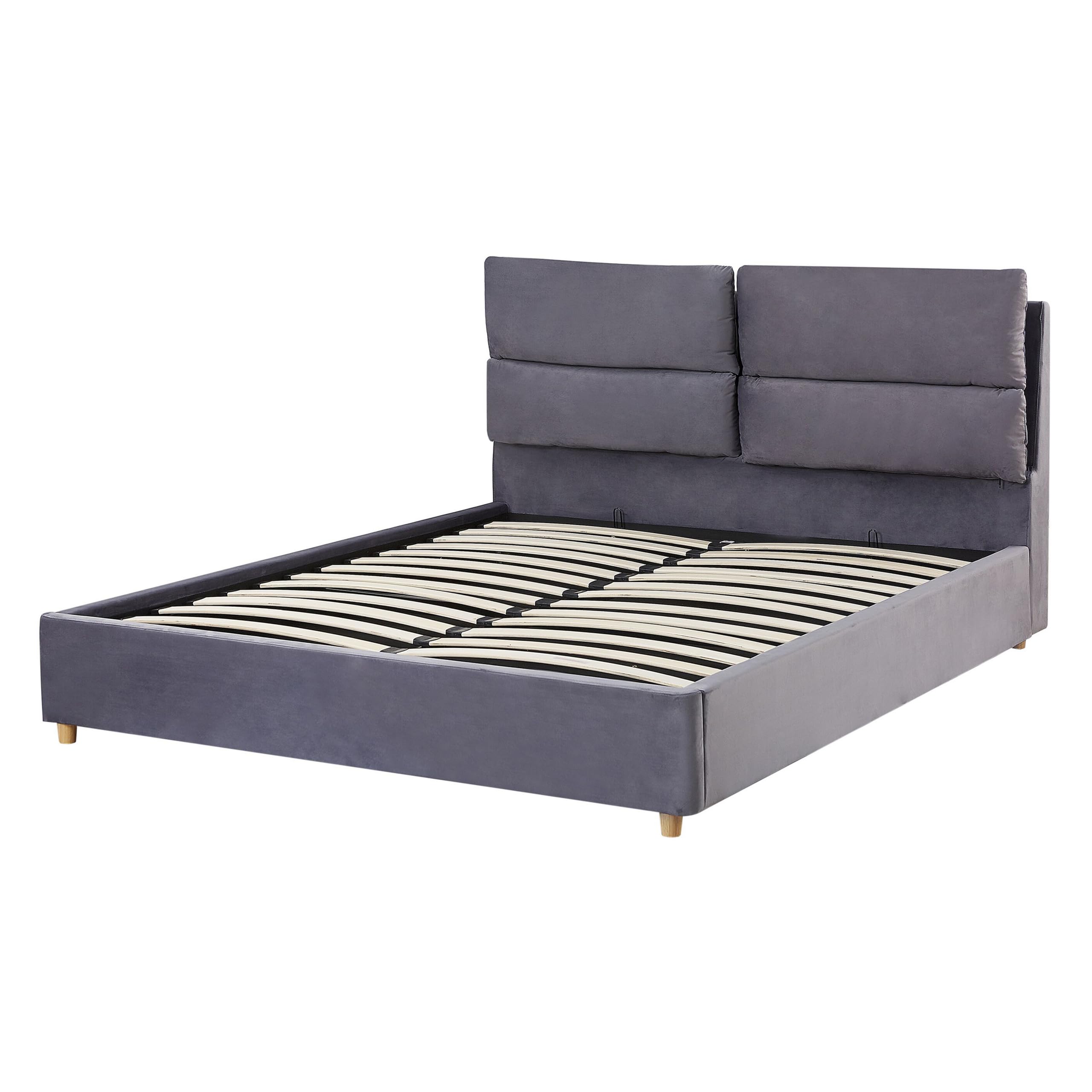 beliani-batilly-doppelbett-grau-140x200-samt-mit-bettkasten image 6