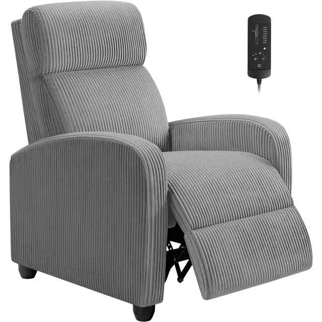 homall-recliner-chair-relaxsessel-grau-cord-massage-8-stufig image 1
