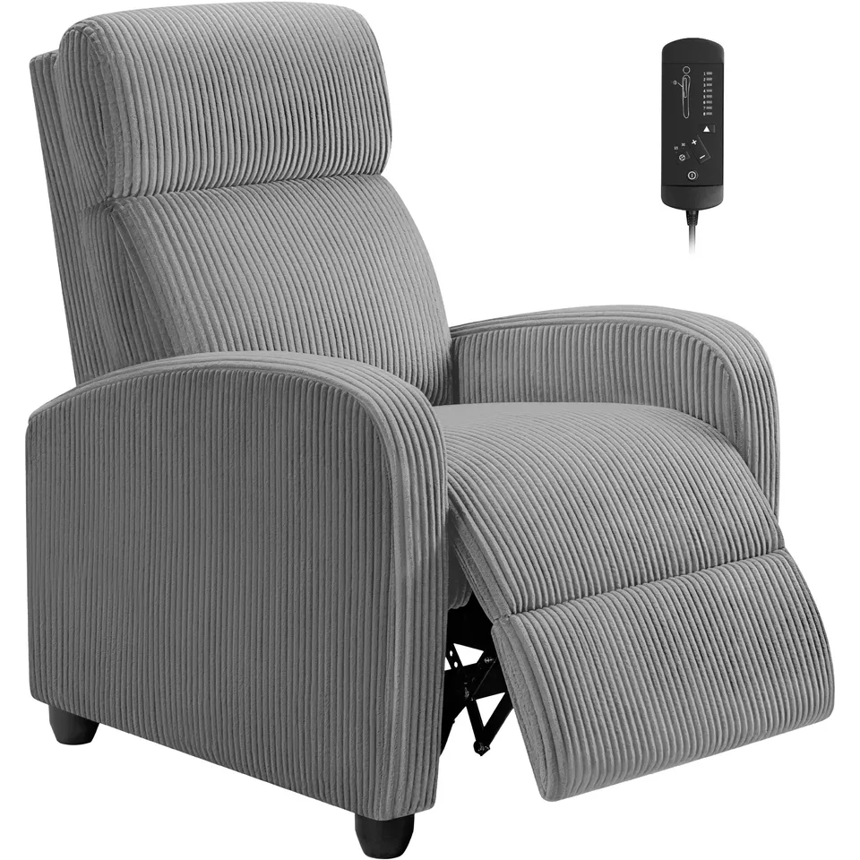 homall-recliner-chair-relaxsessel-grau-cord-massage-8-stufig image 1
