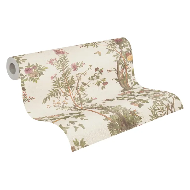 a-s-cr-ation-history-of-art-2-790433-vliestapete-gr-n-floral image 1