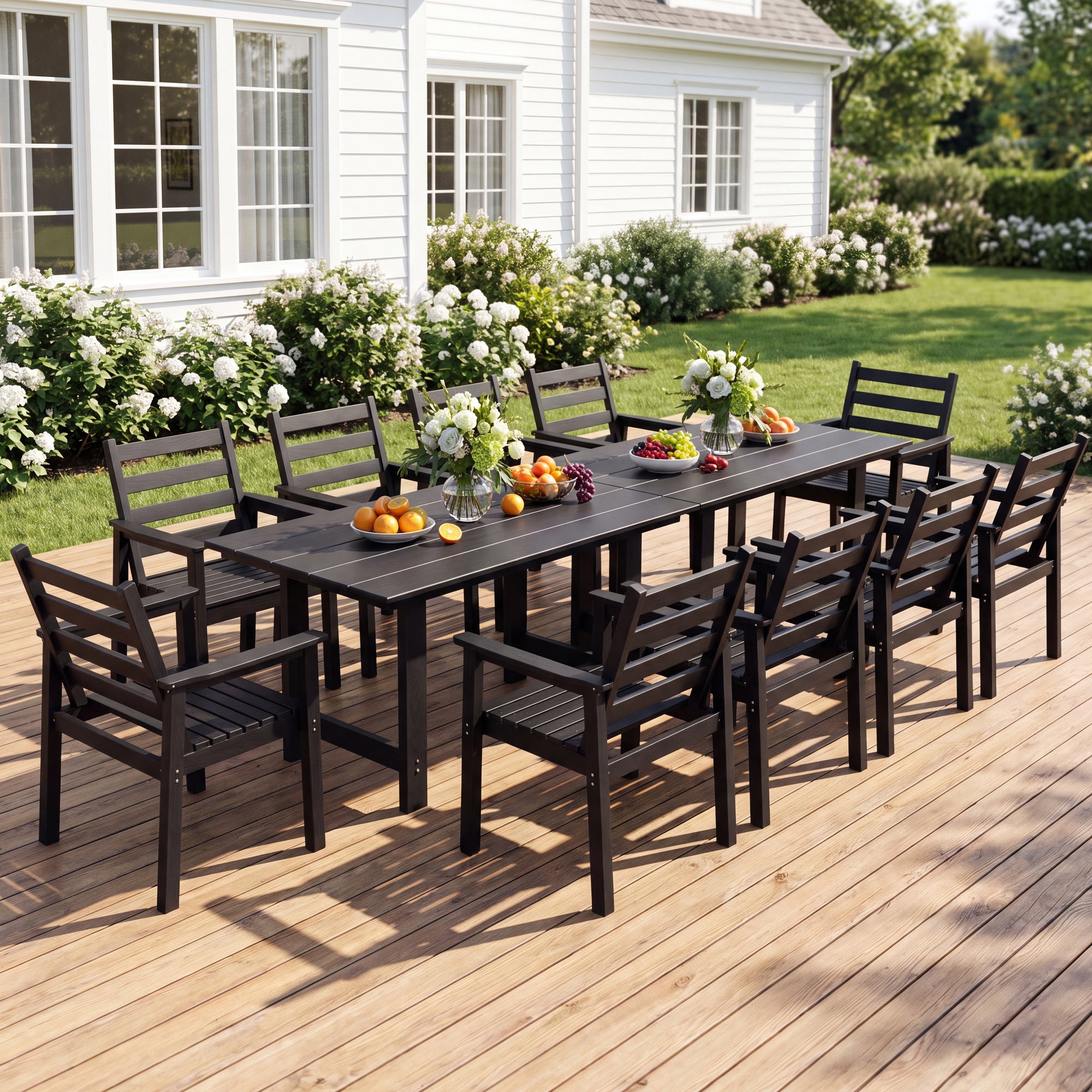 homall-patio-furniture-essgruppe-7-teilig-schwarz-hdpe-schirmloch image 2