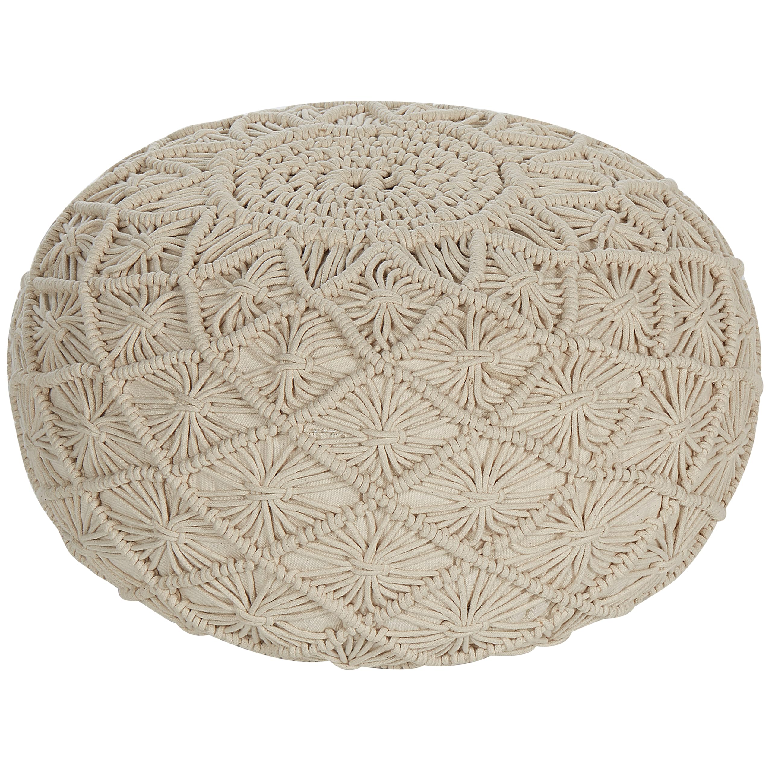beliani-berkane-pouf-baumwolle-beige-rund-50-cm image 4