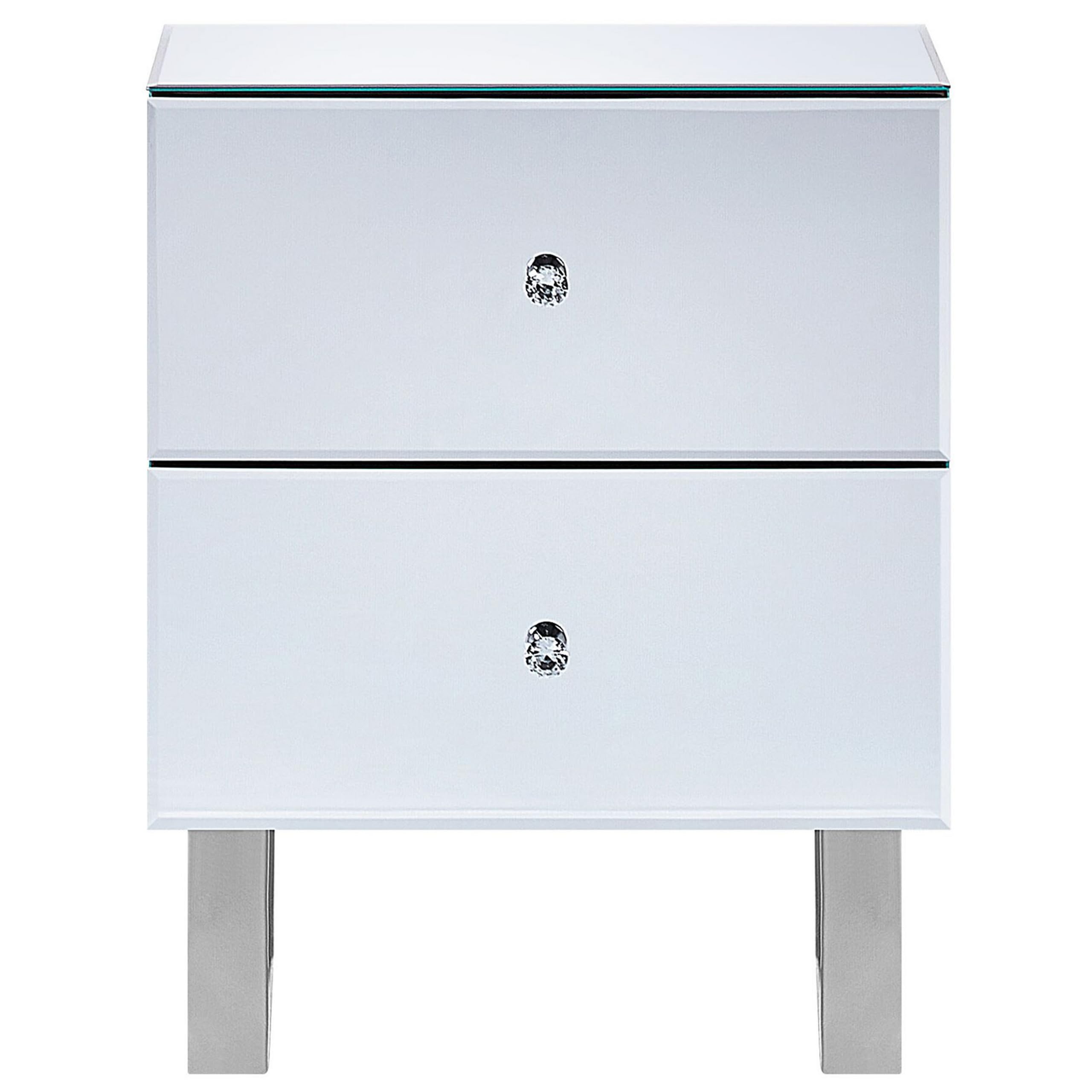 beliani-nesle-nachttisch-spiegeleffekt-silber-2-schubladen image 4