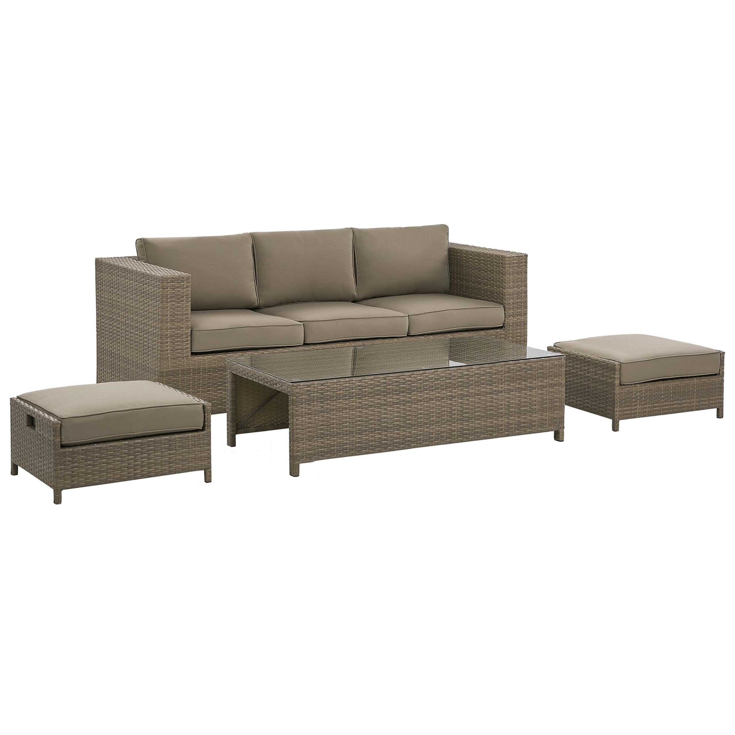 beliani-belluno-lounge-rattan-braun-5-personen-mit-glastisch image 4