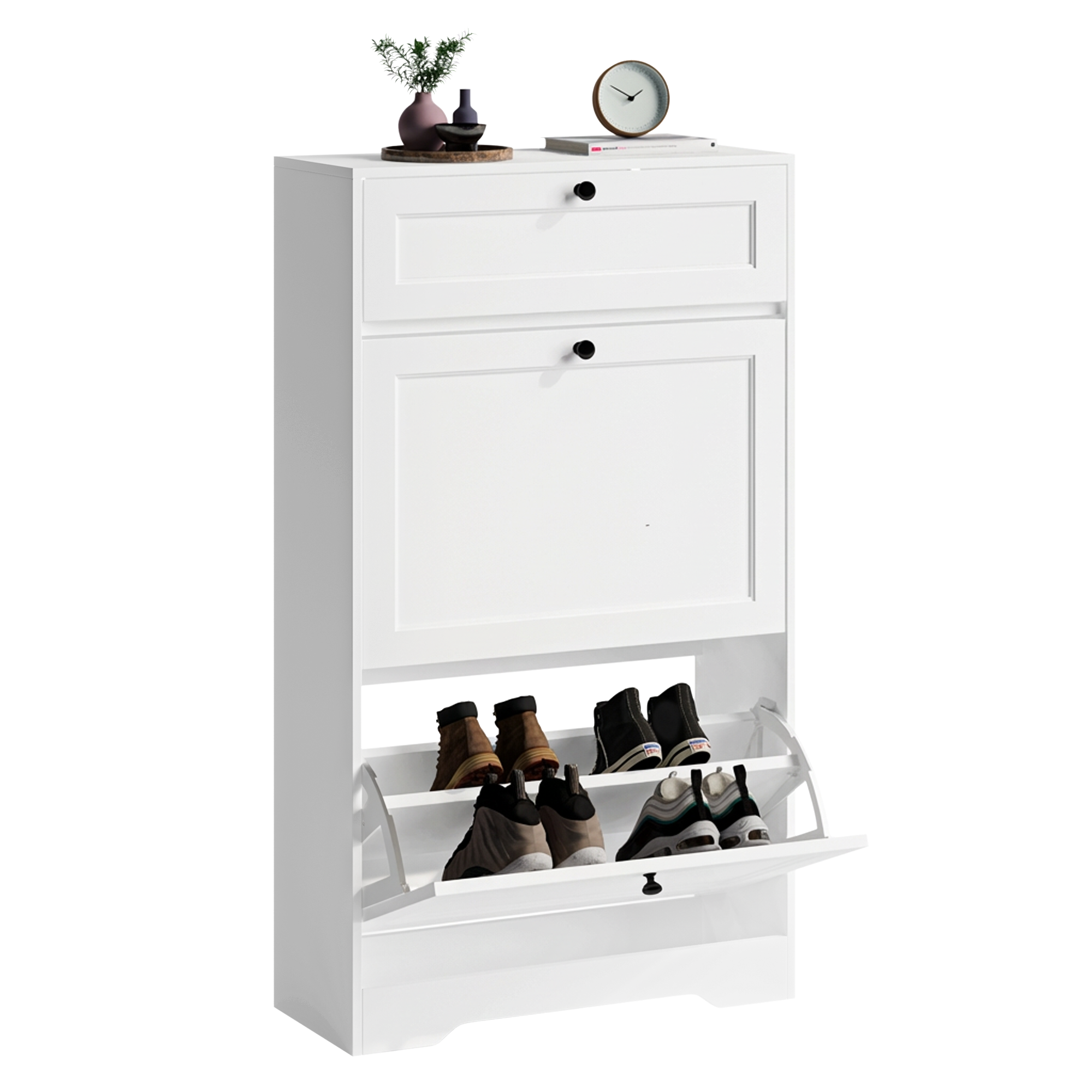 bealife-fs58-schuhschrank-2-kippf-cher-wei-60-cm-schmal image 2