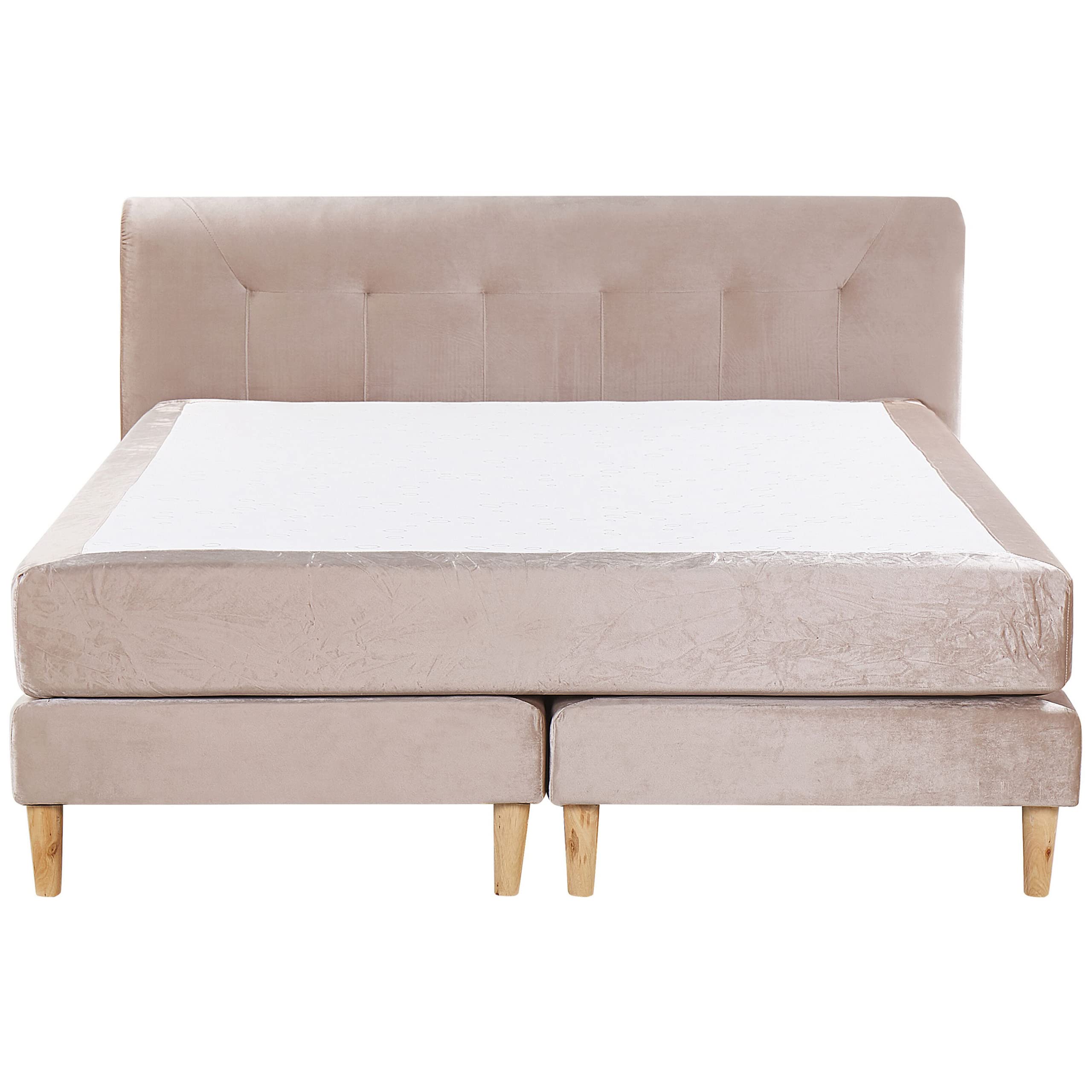 beliani-marquise-boxspringbett-160x200-beige-samt-mit-matratze image 4
