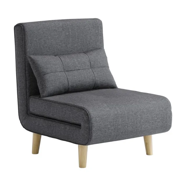 bealife-ar50-klappsofa-leinen-dunkelgrau-schlaffunktion image 1