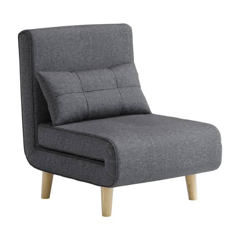 bealife-ar50-klappsofa-leinen-dunkelgrau-schlaffunktion image 1