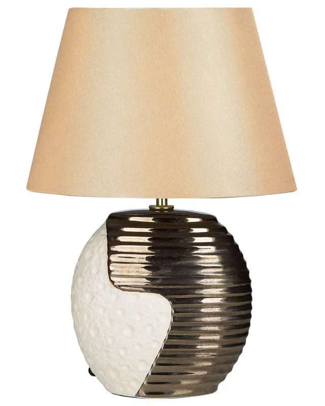 beliani-esla-tischlampe-beige-porzellan-messing-e27 image 1