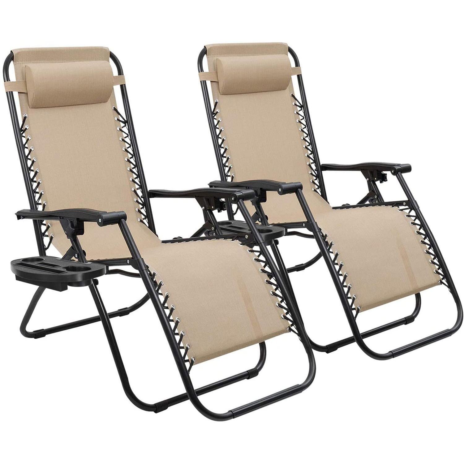 homall-zero-gravity-liegestuhl-textilene-beige-2er-set image 3
