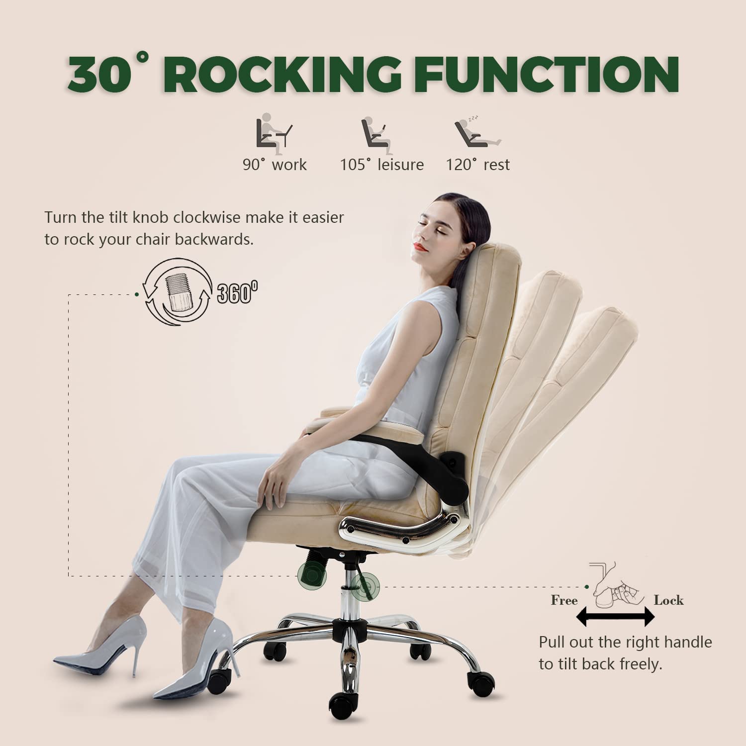 homall-office-b-rostuhl-stoff-mit-massagefunktion-grau image 7