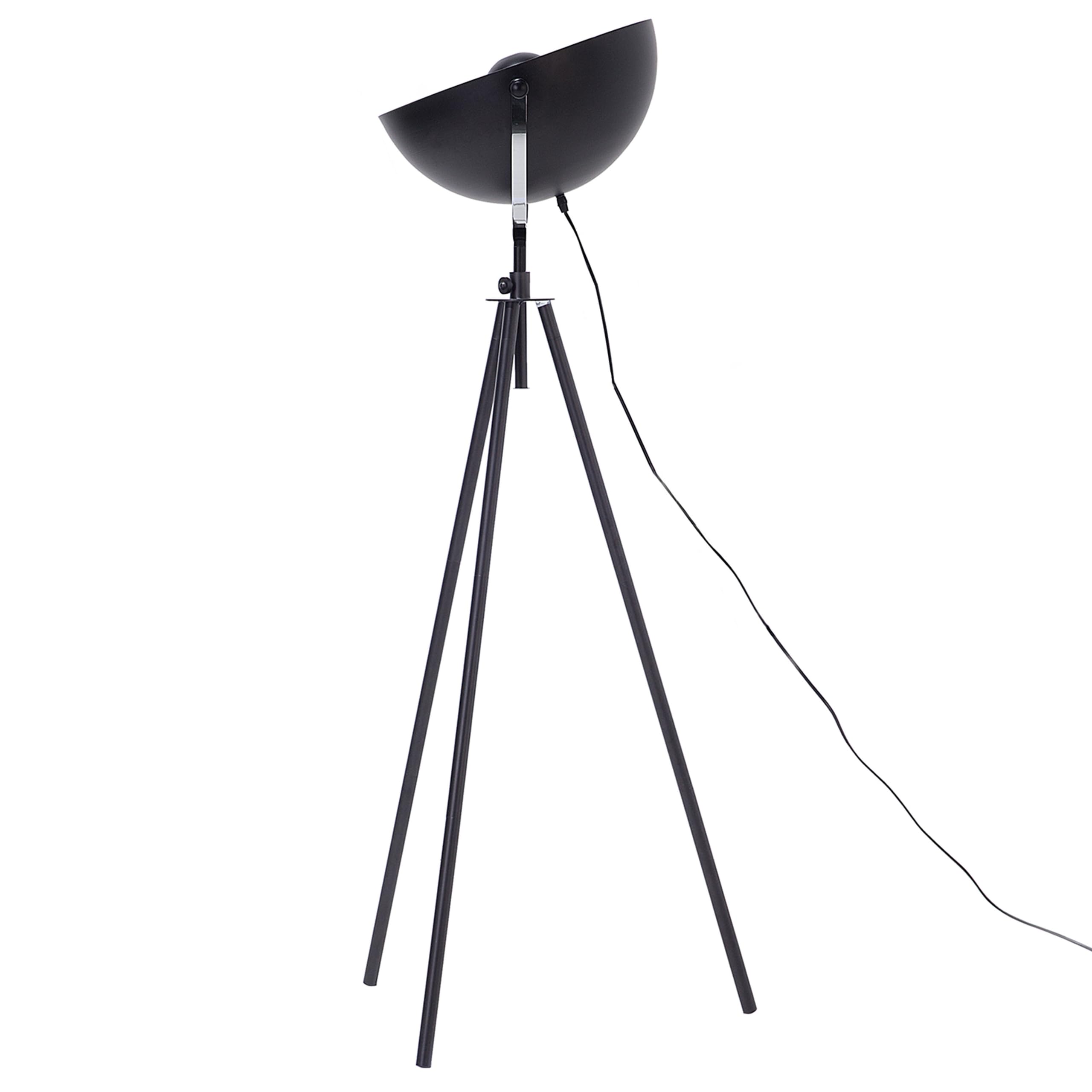 beliani-thames-stehlampe-schwarz-gold-metall-170-cm image 7