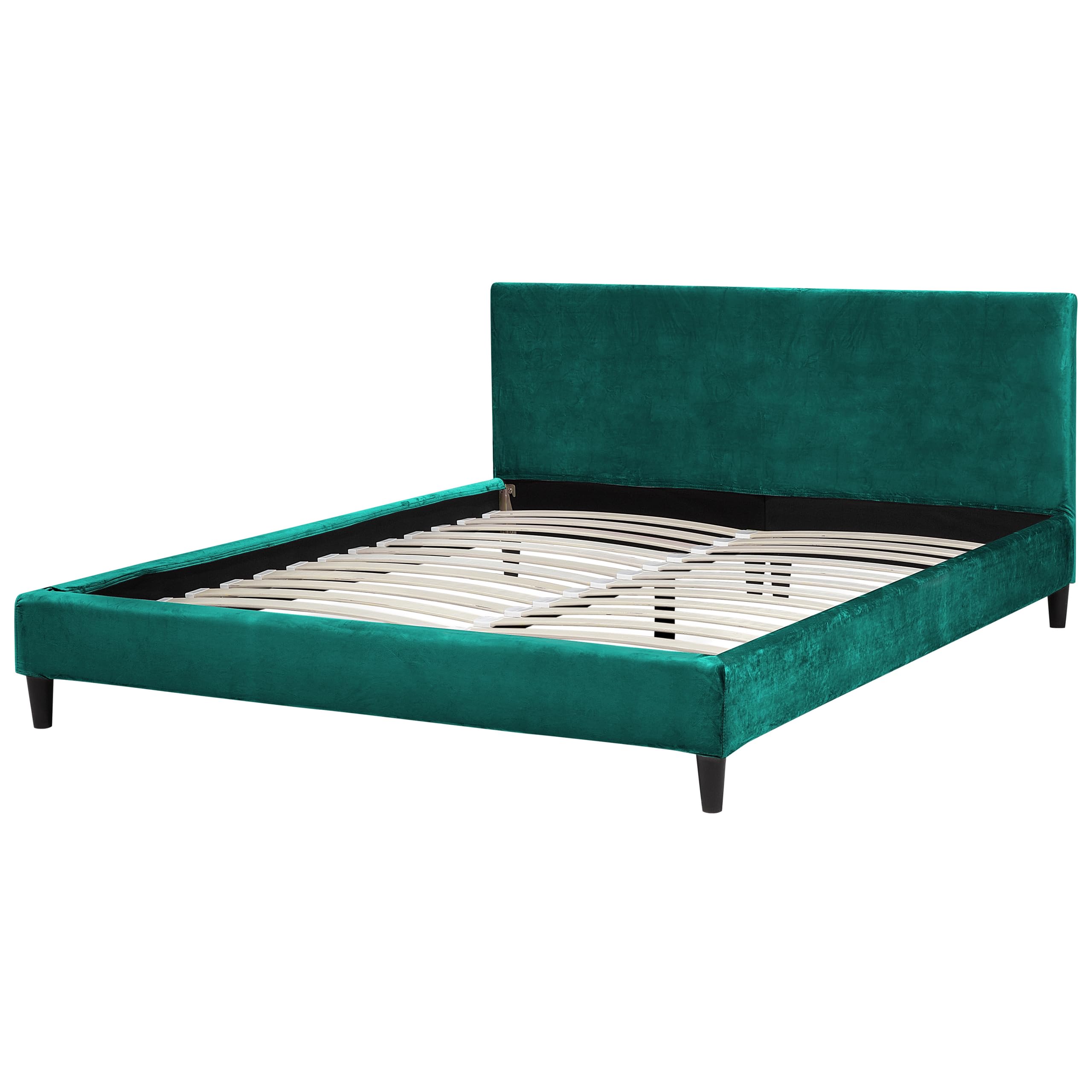 beliani-doppelbett-samt-160x200-dunkelgr-n-abnehmbarer-bezug image 4