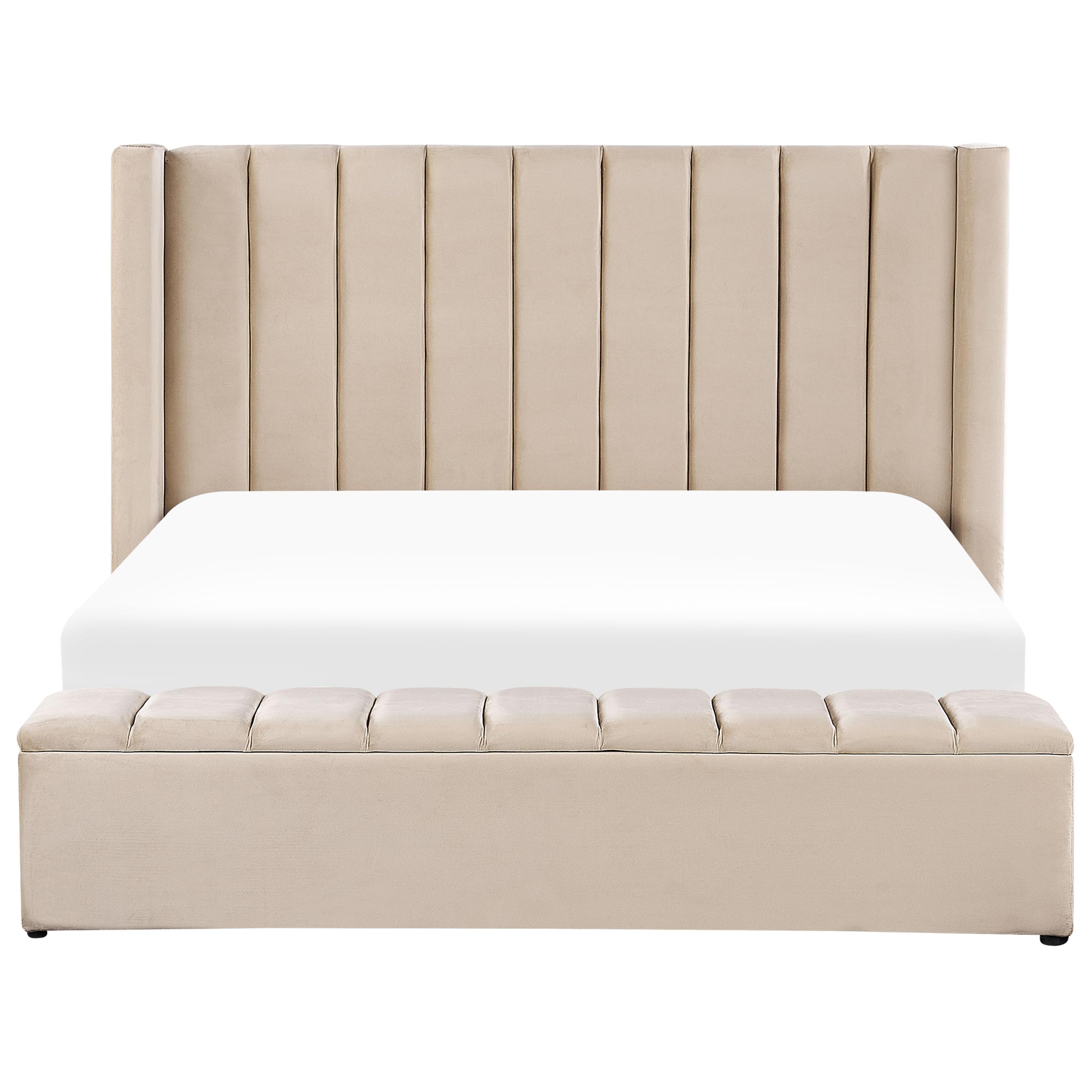 beliani-noyers-samtbett-180-x-200-beige-mit-stauraum image 4
