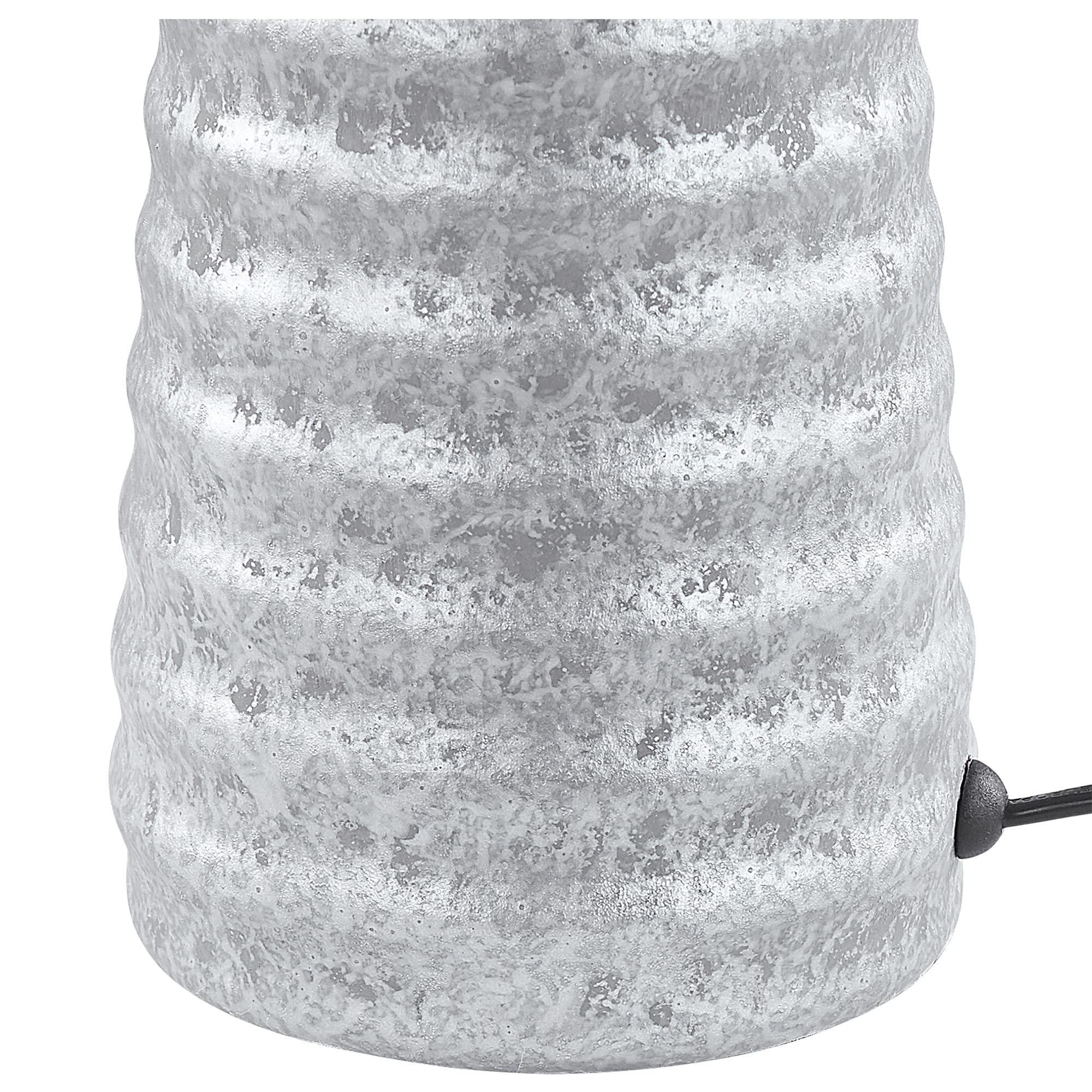 beliani-vilnia-tischlampe-silber-schwarz-keramik-mit-stoffschirm image 8