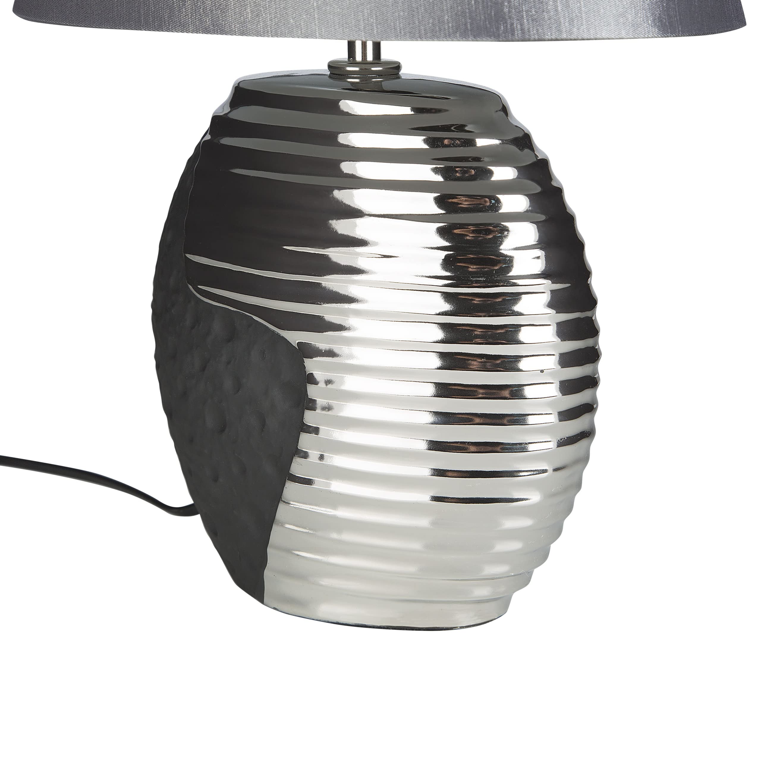 beliani-esla-tischleuchte-schwarz-silber-porzellan-e27 image 7