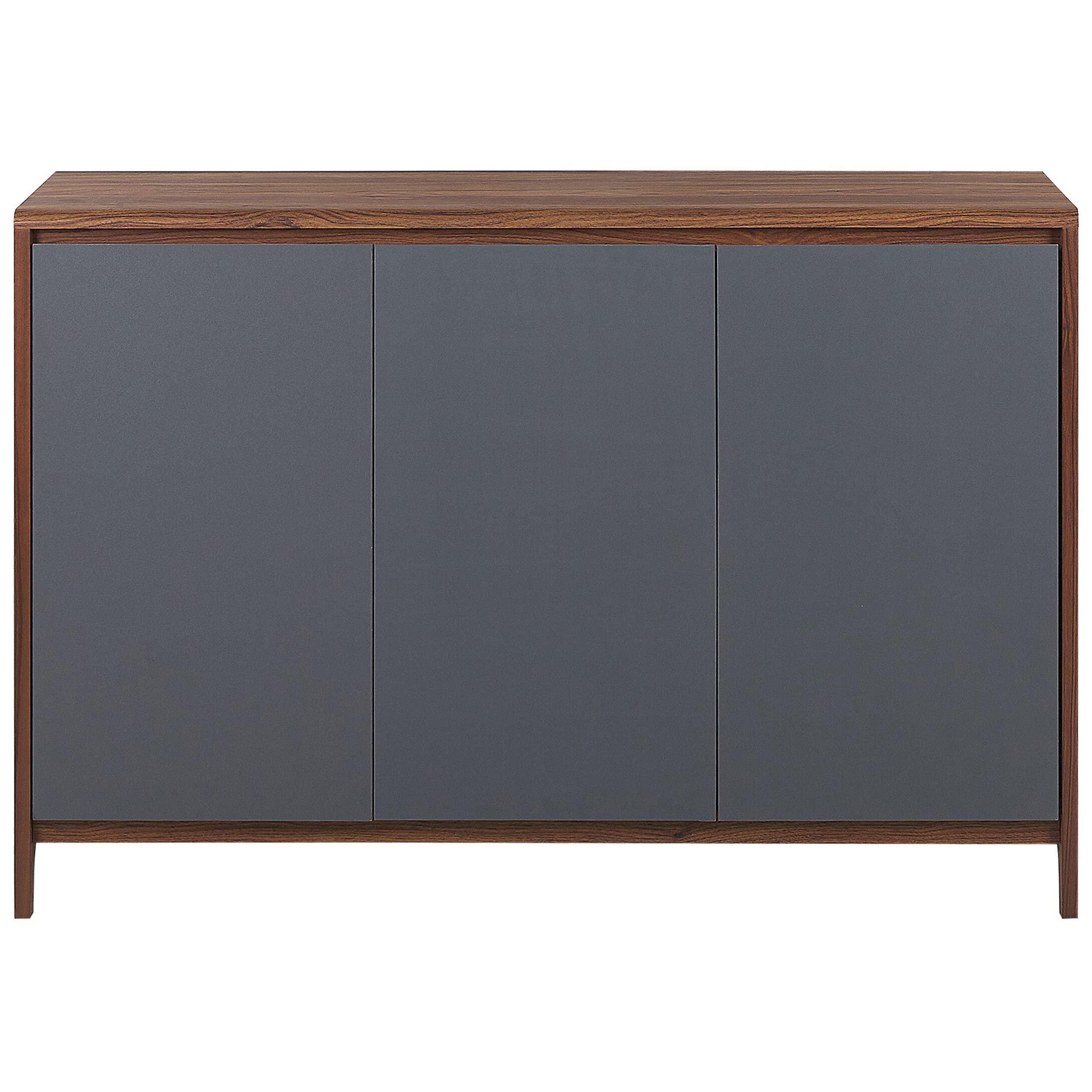 beliani-medfort-sideboard-dunkles-holz-grau-3-t-rig image 5