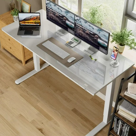 homall-standing-desk-schreibtisch-beige-holz-48in-mit-schublade image 6
