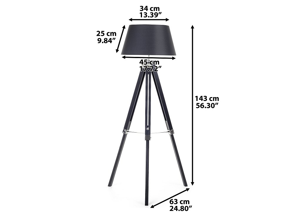 beliani-madeira-stehlampe-schwarz-holz-tripod-143-cm image 8