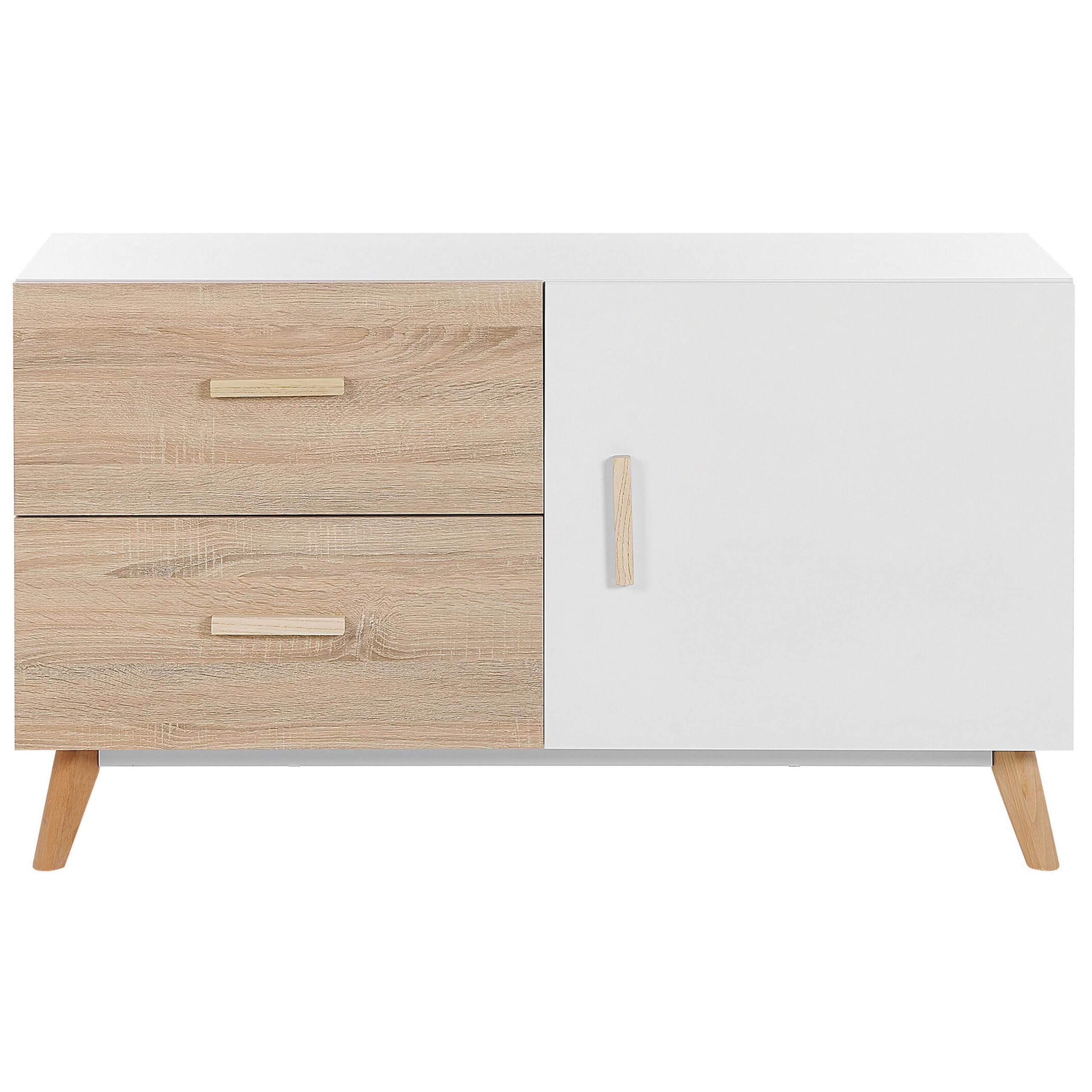 beliani-fili-sideboard-wei-helle-holzoptik-120-cm-2-schubladen image 5
