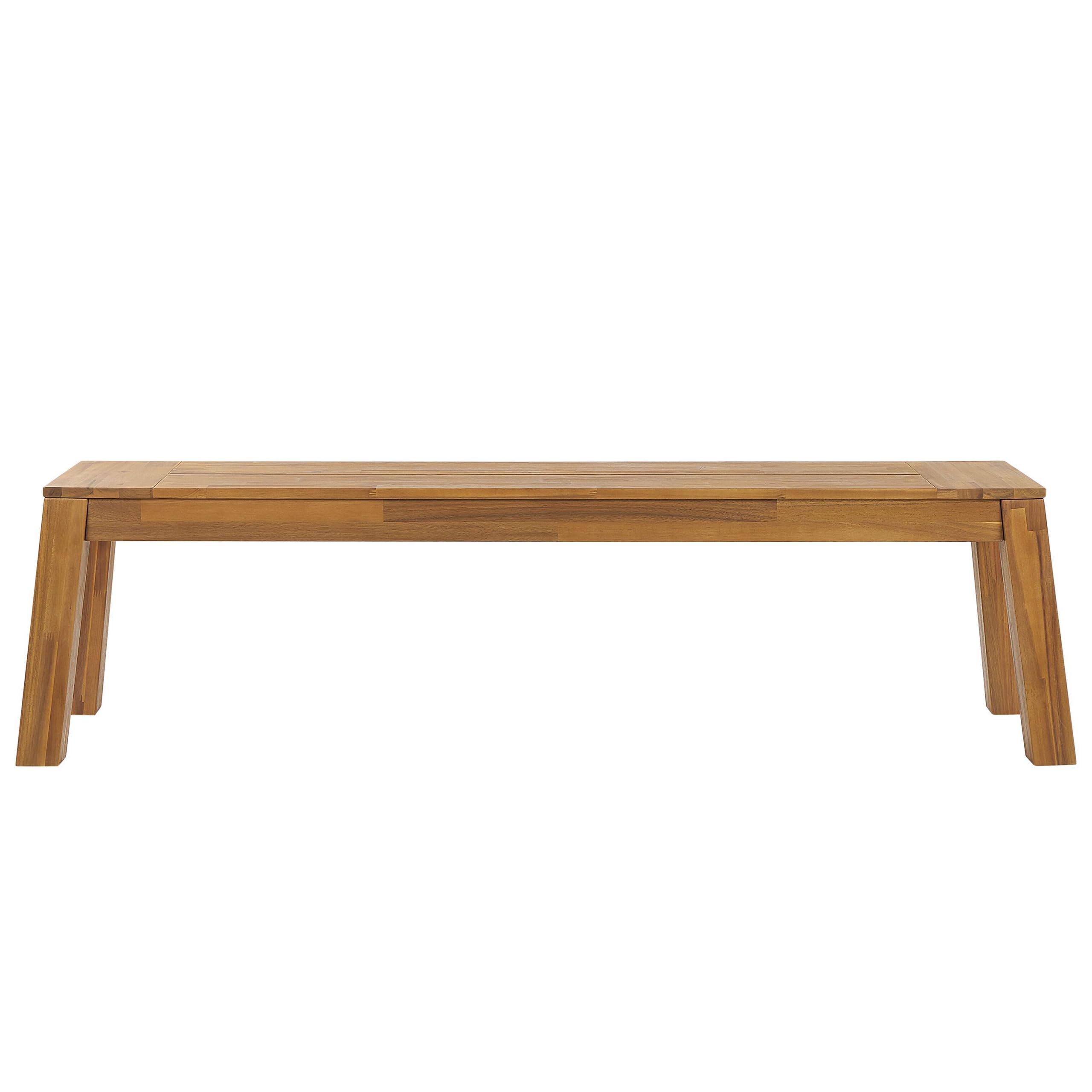 beliani-livorno-gartenset-akazienholz-6-sitzer-210-cm-hellbraun image 7