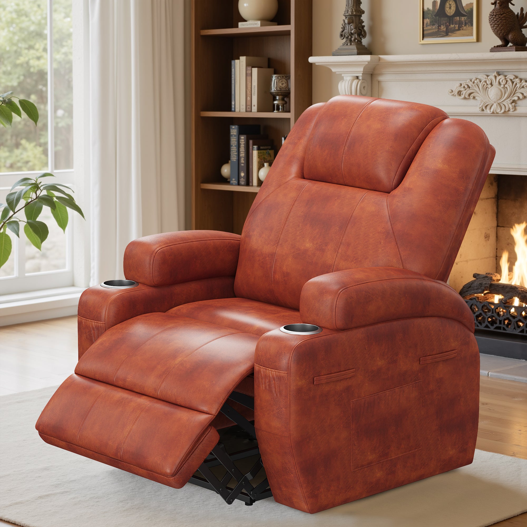 homall-recliner-chair-massagesessel-schwarz-mit-aufstehhilfe image 4