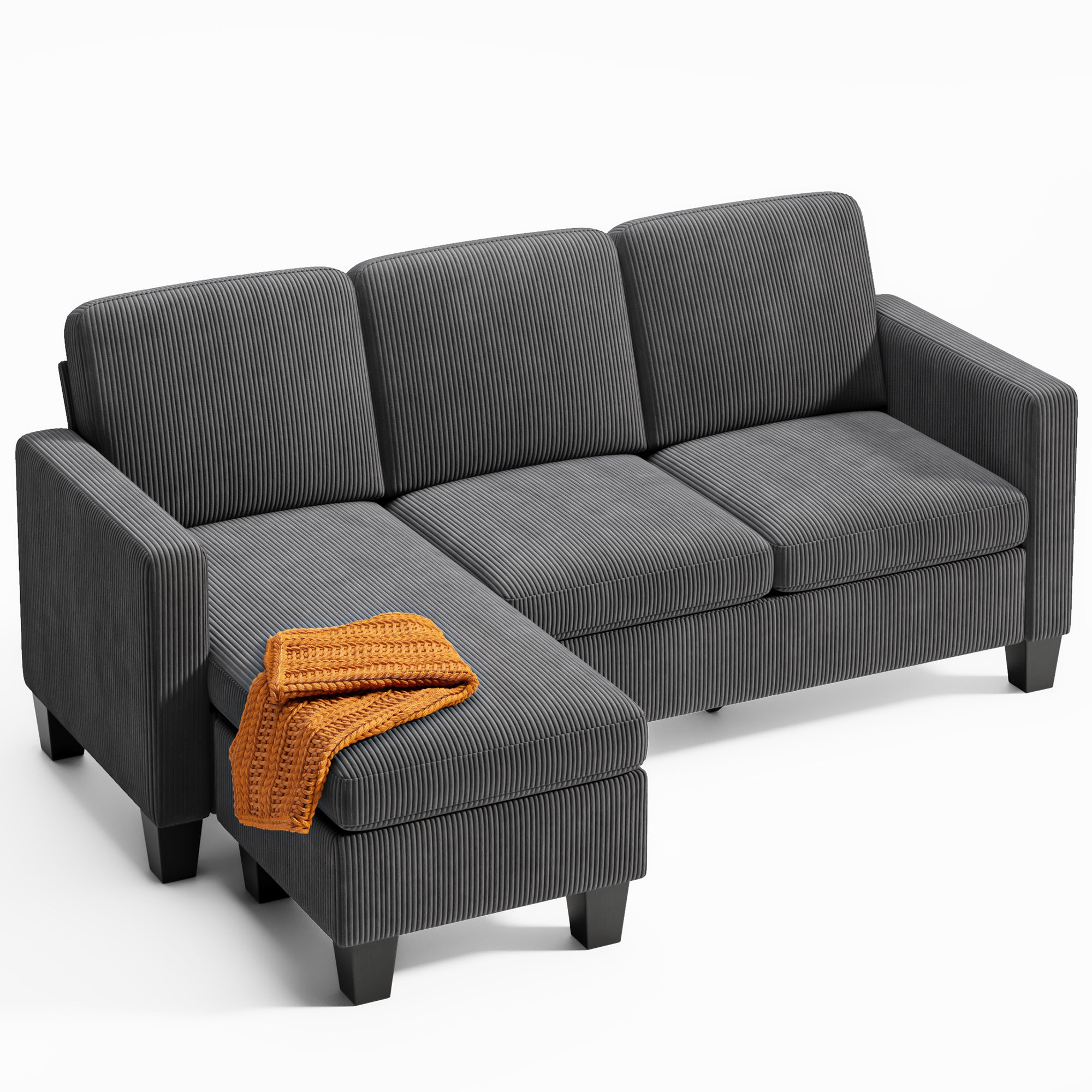 bealife-sofas-ar93-ecksofa-cord-dunkelgrau-l-form-188cm-4-sitzer image 1