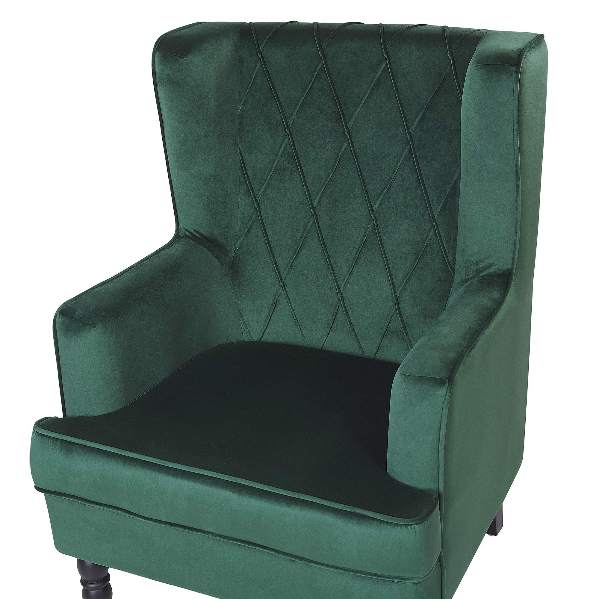 beliani-sandset-sessel-mit-hocker-samt-dunkelgr-n image 7