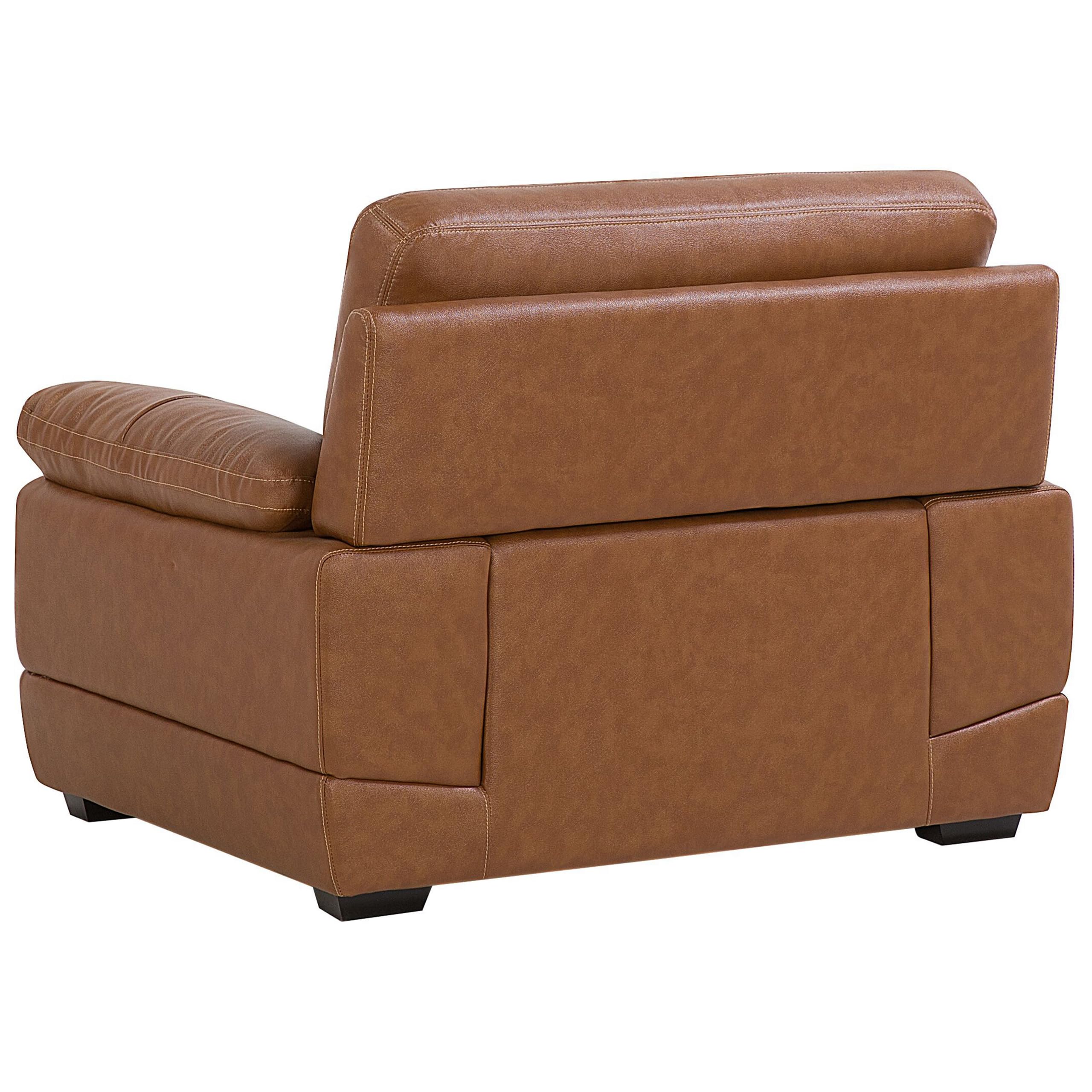 beliani-horten-fernsehsessel-leder-goldbraun-retro image 6