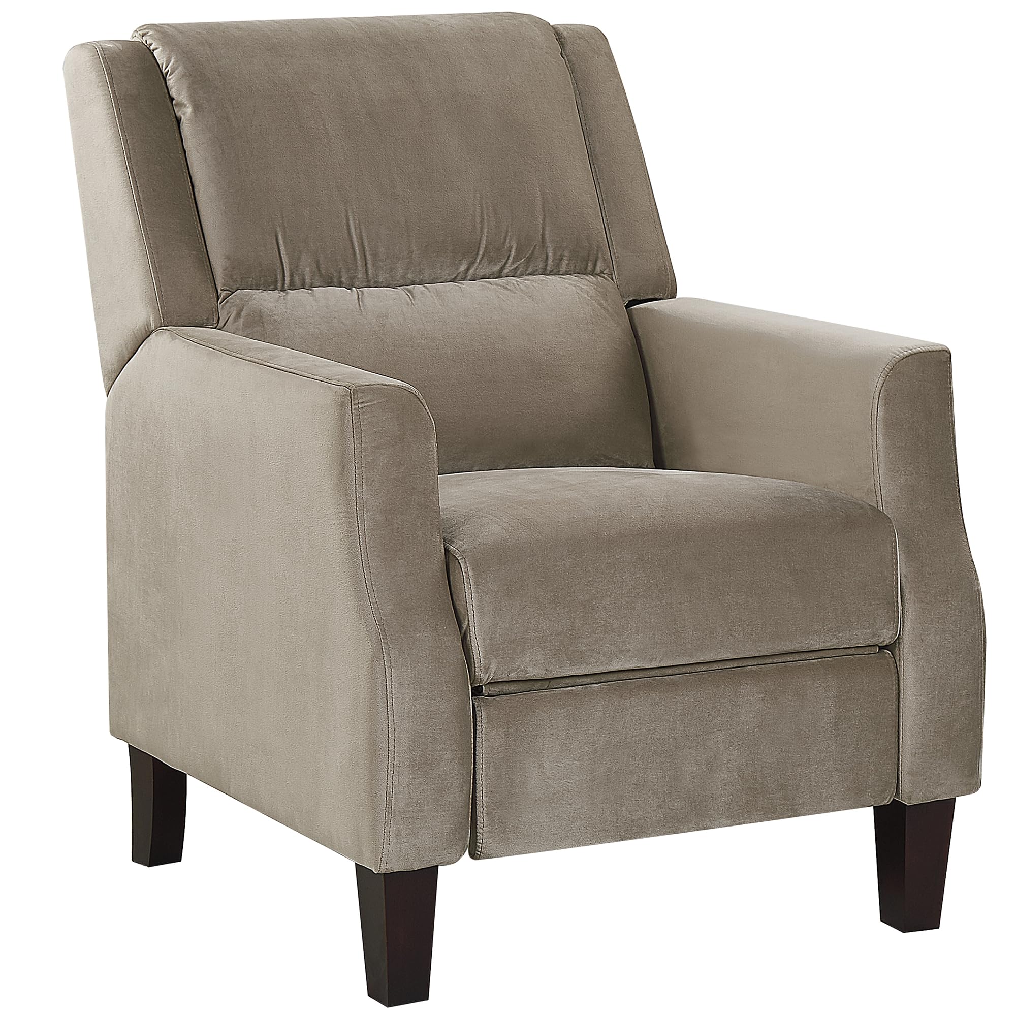 beliani-egersund-fernsehsessel-samt-taupe-beige-verstellbar image 5
