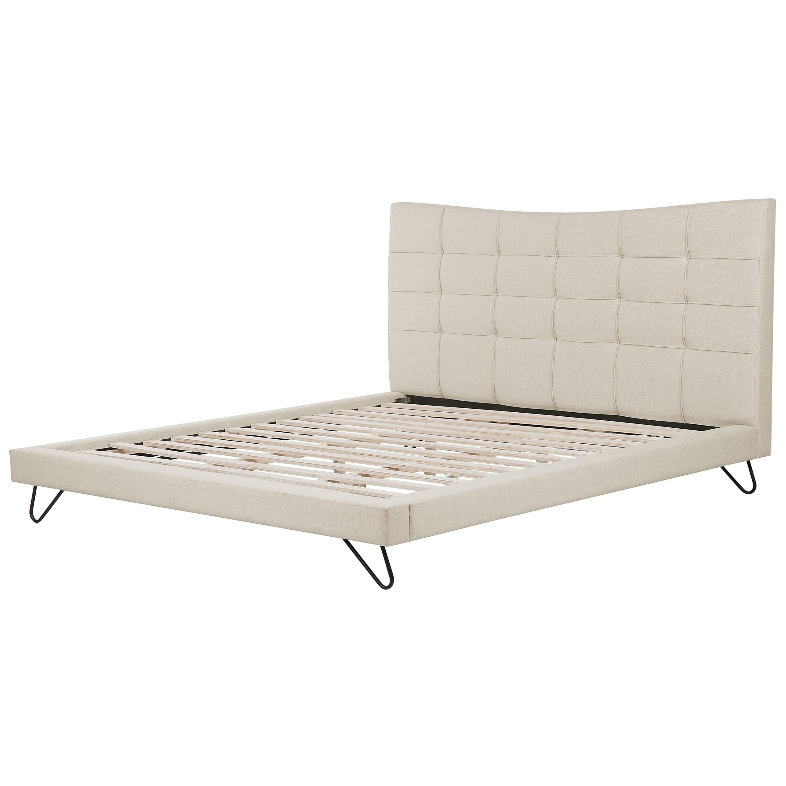 beliani-lannion-polsterbett-180x200-beige-leinenoptik image 5