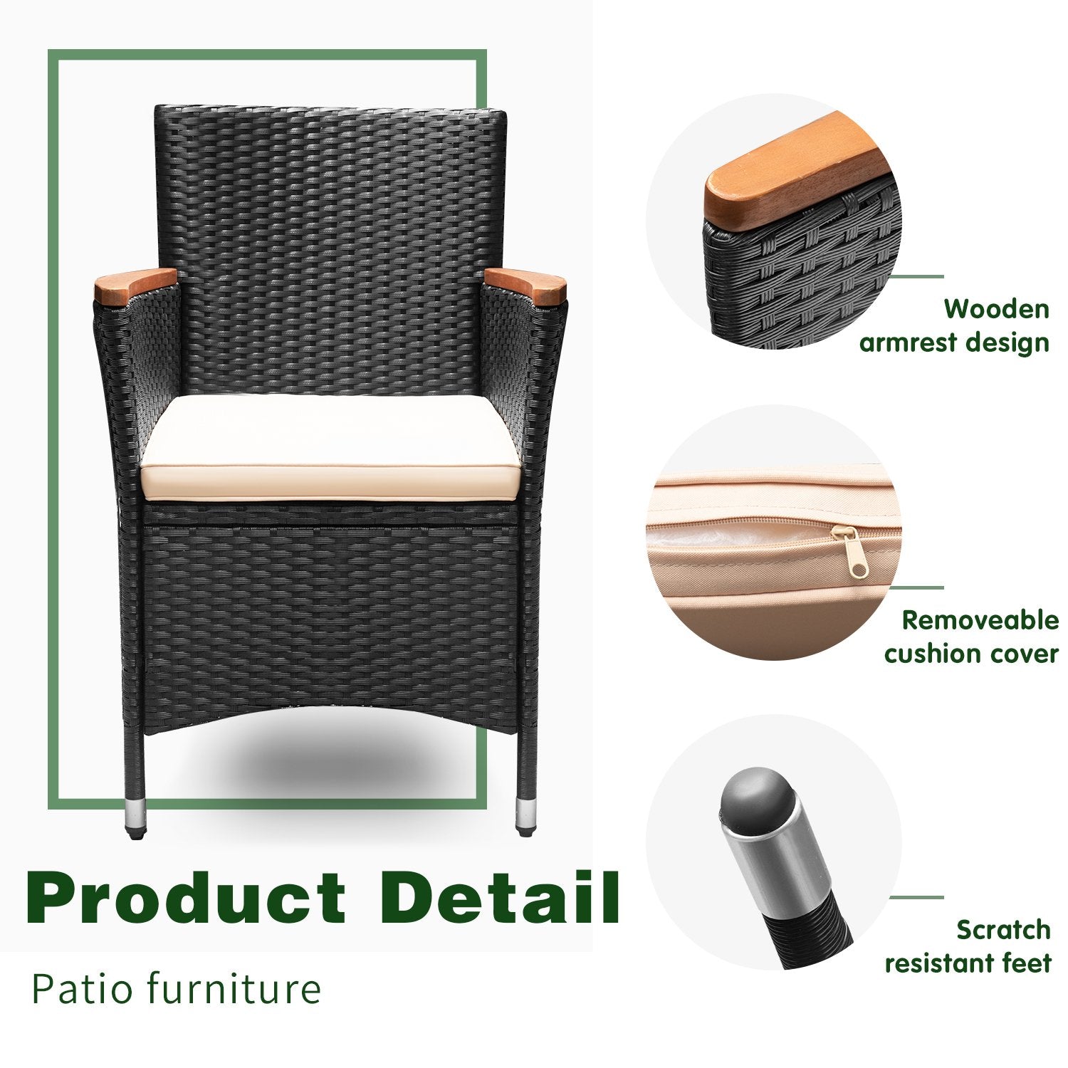 homall-patio-furniture-set-7-teilig-akazie-rattan-braun-beige image 5
