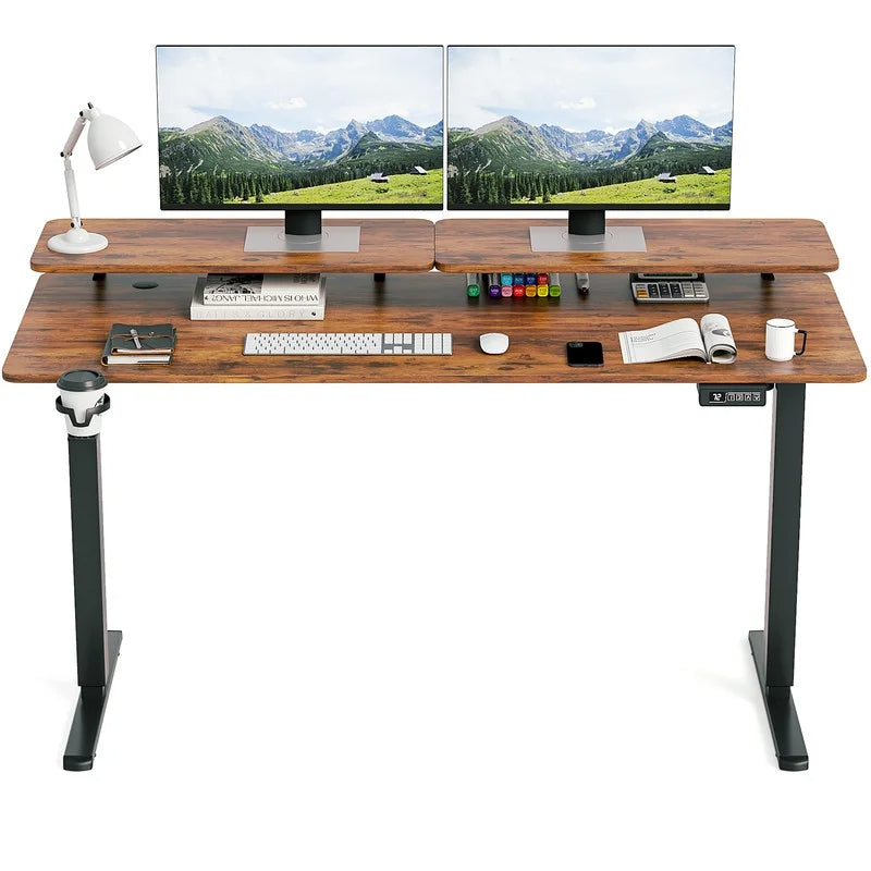 homall-standing-desk-schreibtisch-schwarz-160-cm-elektrisch-2 image 3
