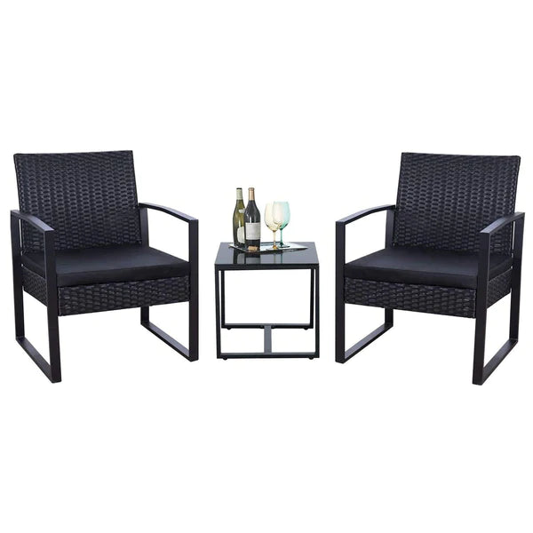 homall-patio-furniture-bistro-set-rattan-3-teilig-mit-glastisch image 1