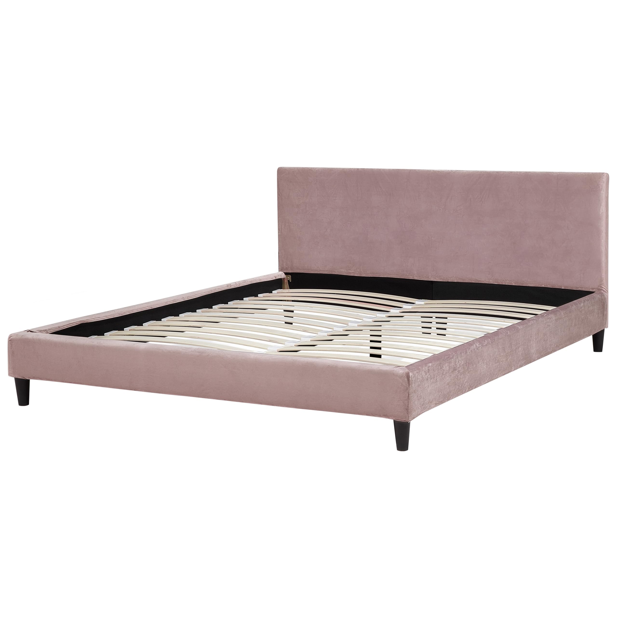 beliani-fitou-doppelbett-rosa-180x200-cm-samt image 4