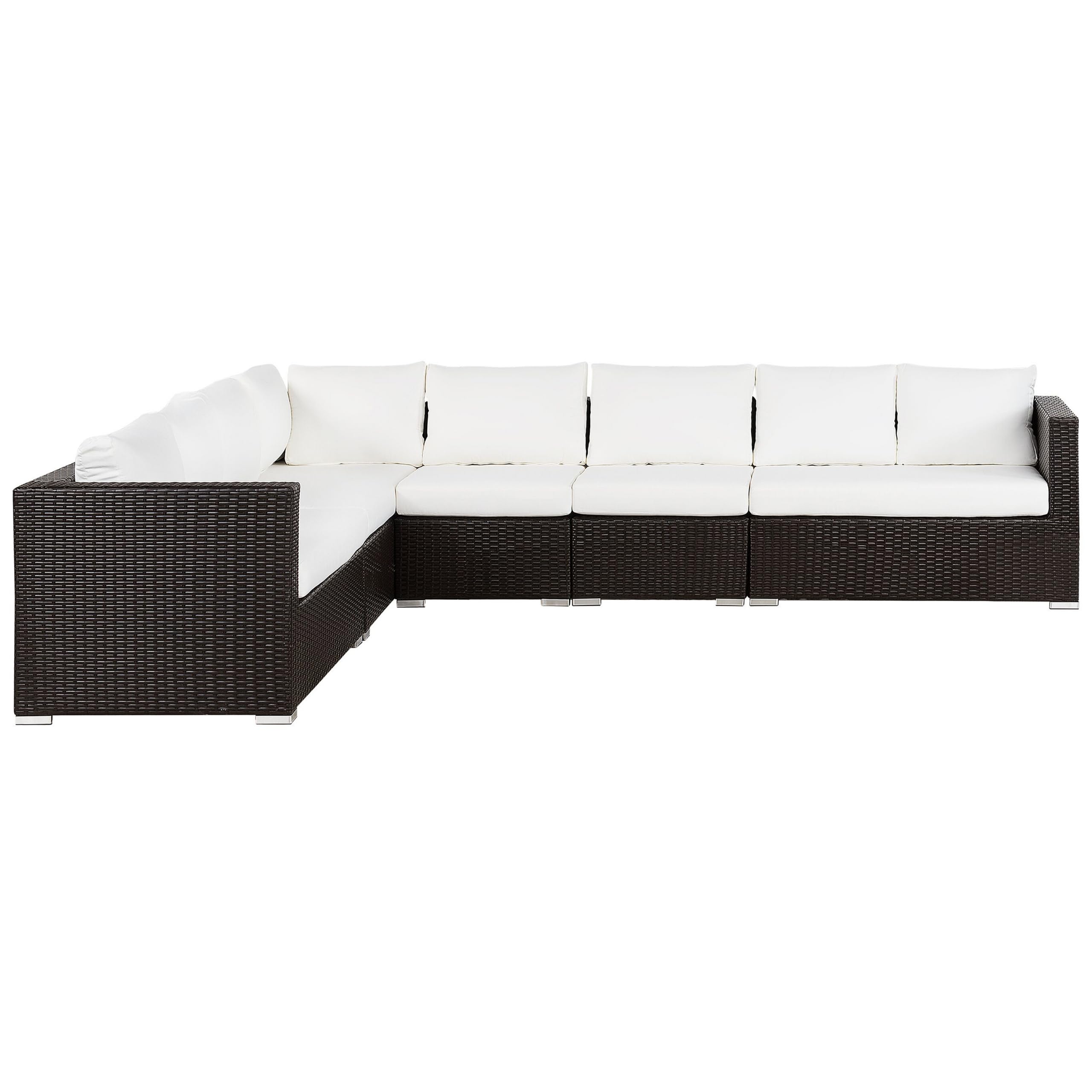 beliani-lounge-set-braun-beige-xxl-modular-8-pers image 4