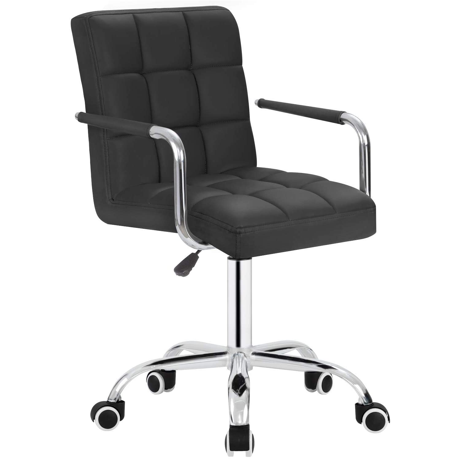 homall-office-leather-chair-b-rostuhl-schwarz image 8