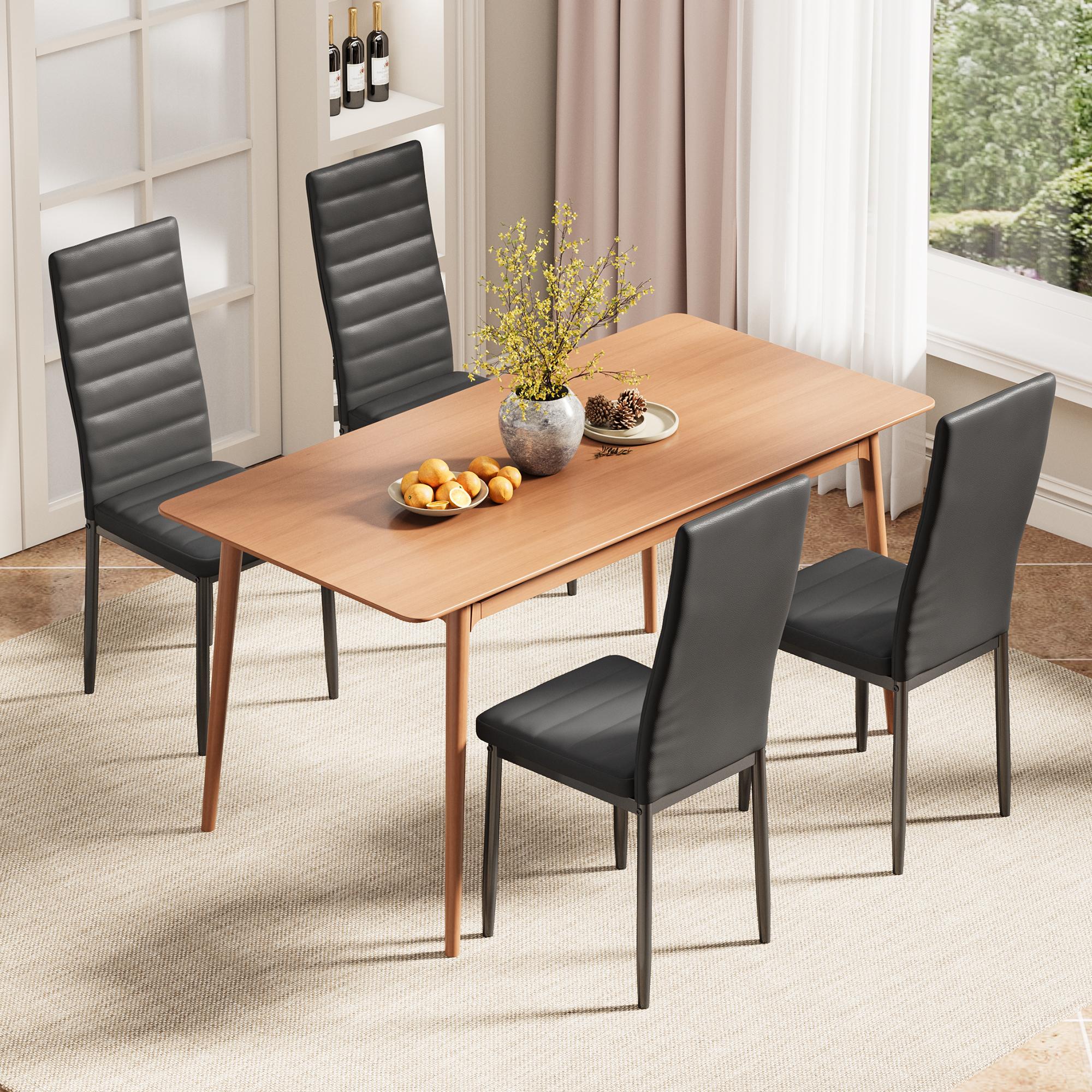 bealife-tb12-esszimmerst-hle-kunstleder-4er-schwarz-hohe-lehne image 8