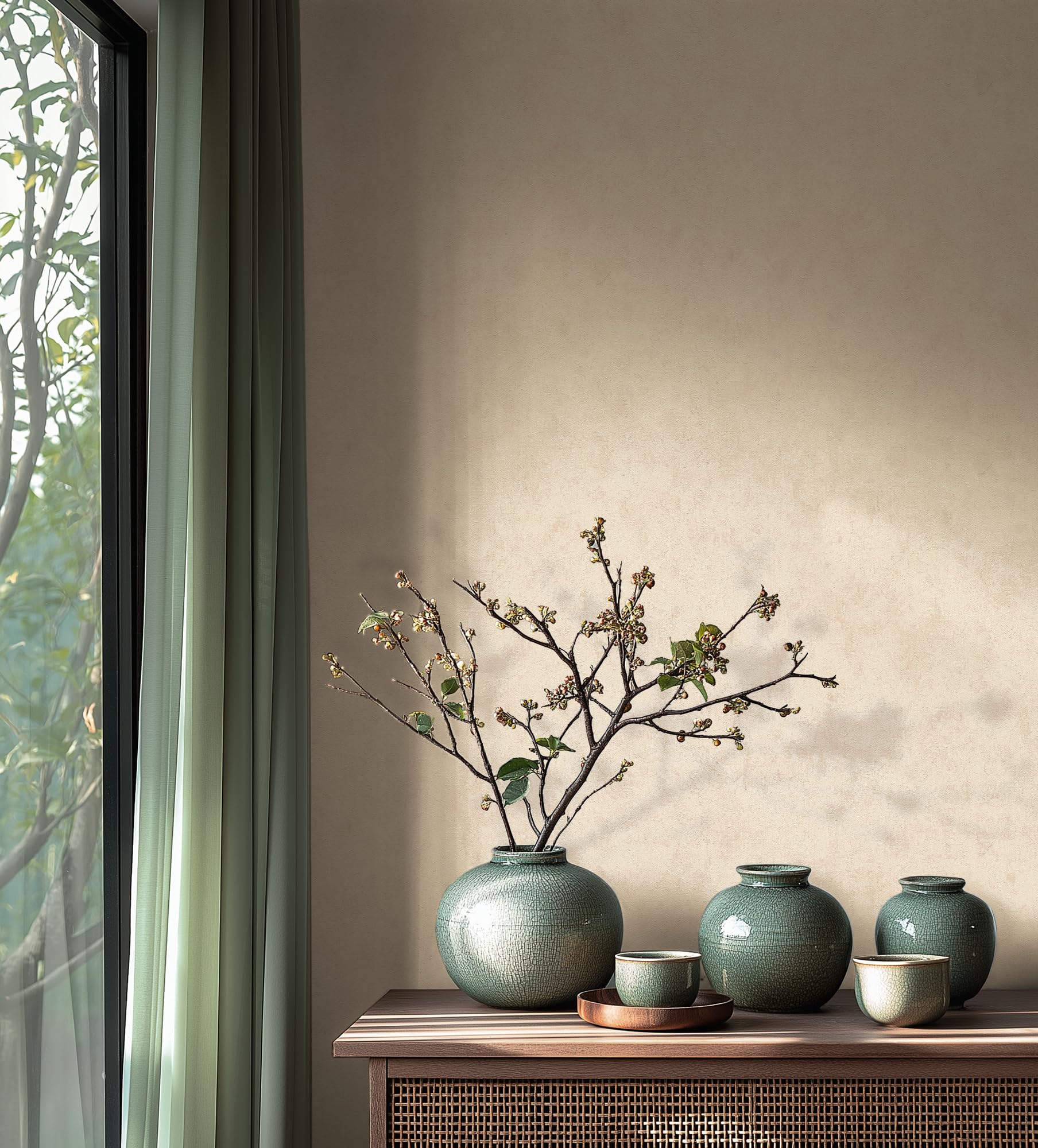 a-s-cr-ation-livingwalls-uni-vliestapete-putzoptik-beige-10-05m image 2