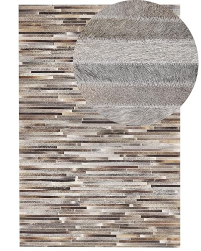 beliani-tuzluca-kuhfell-teppich-140x200-cm-mehrfarbig-patchwork image 7