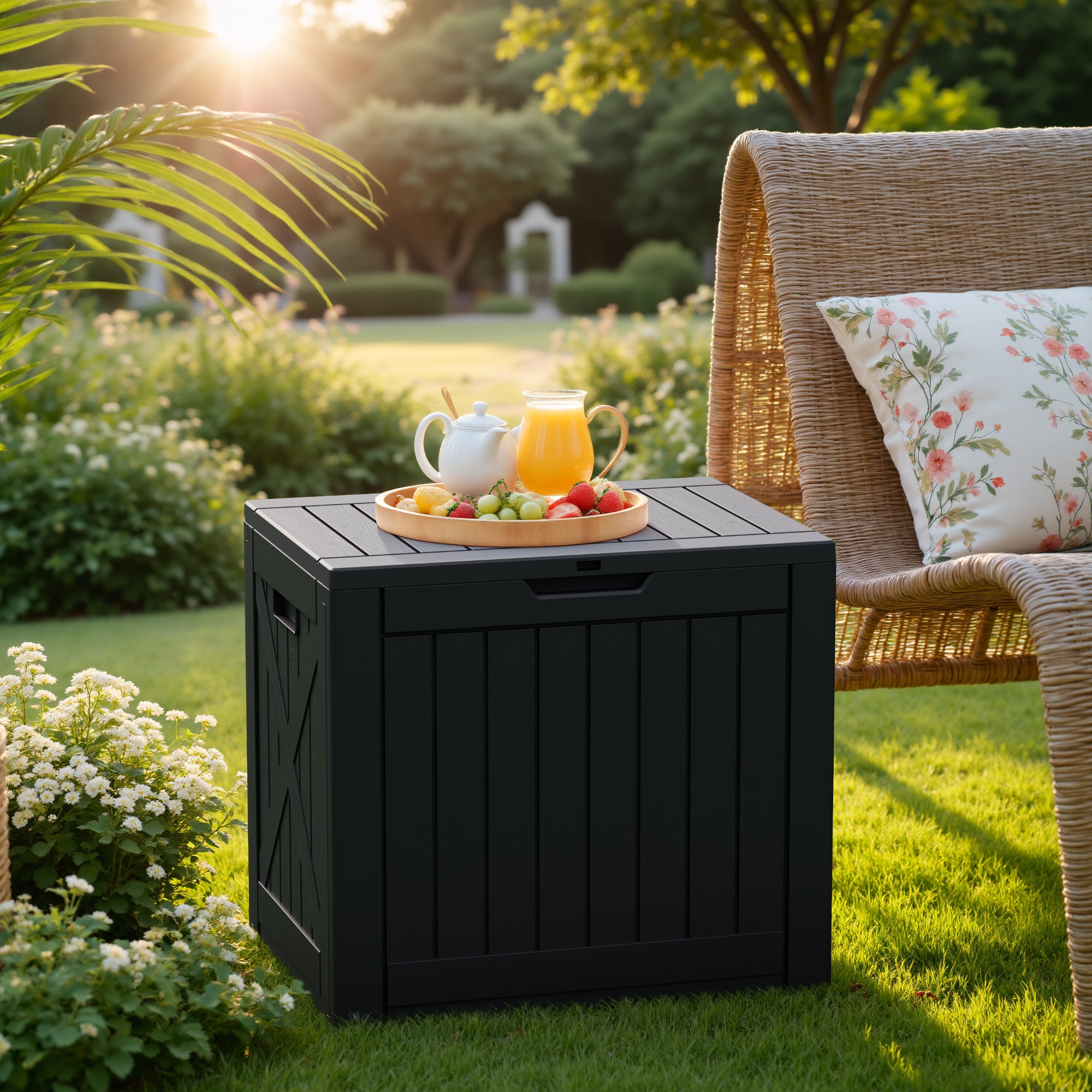 homall-patio-furniture-auflagenbox-schwarz-151-liter image 2