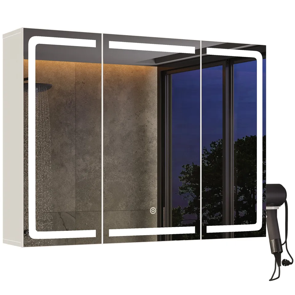 bealife-ap101-spiegelschrank-wei-80cm-led-3-t-rig image 1