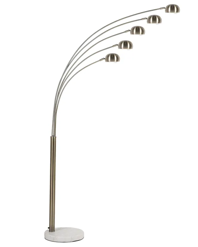 beliani-flinders-stehlampe-5-flammig-gold-metall-212-cm image 1