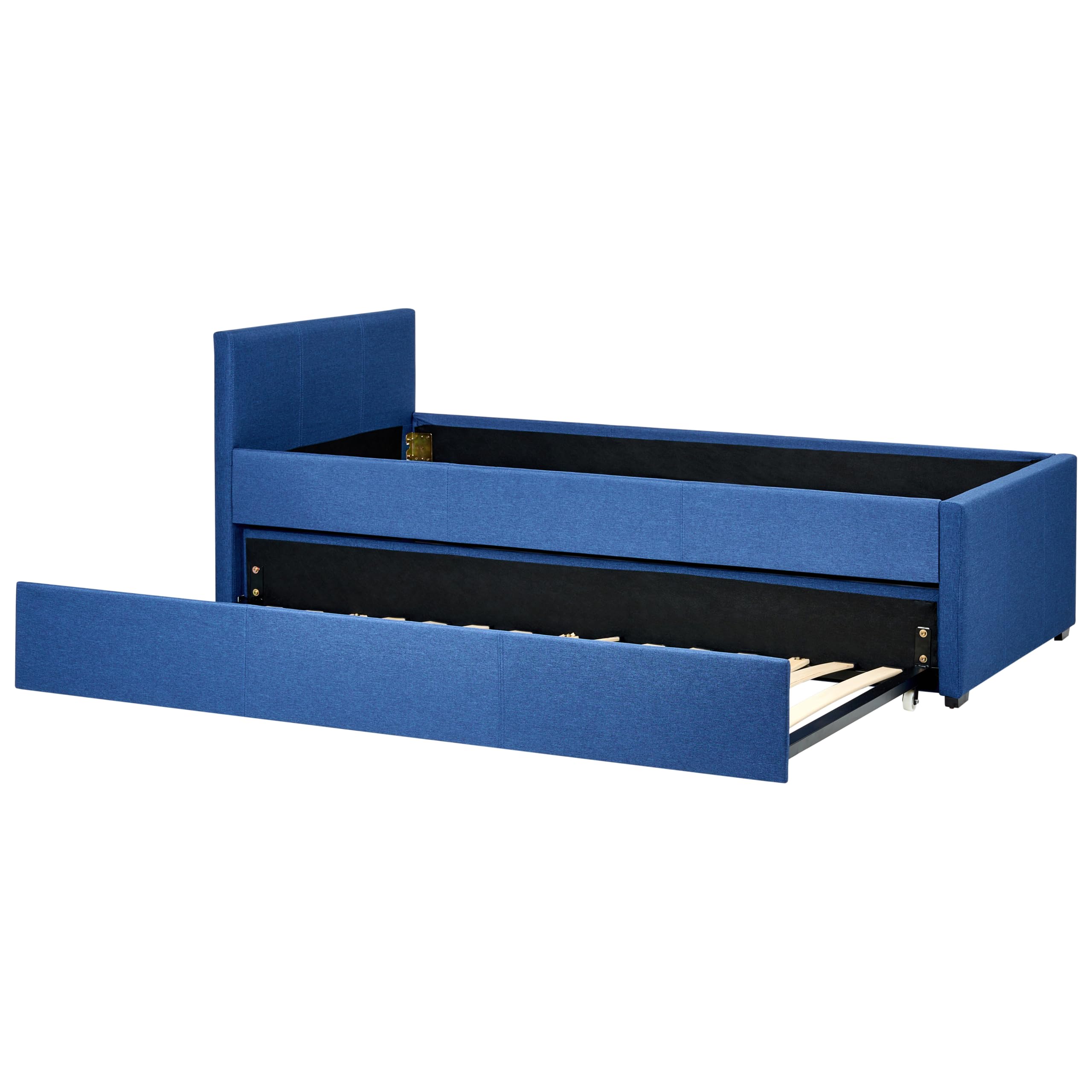 beliani-marmande-tagesbett-90x200-blau-leinenoptik-ausziehbar image 6