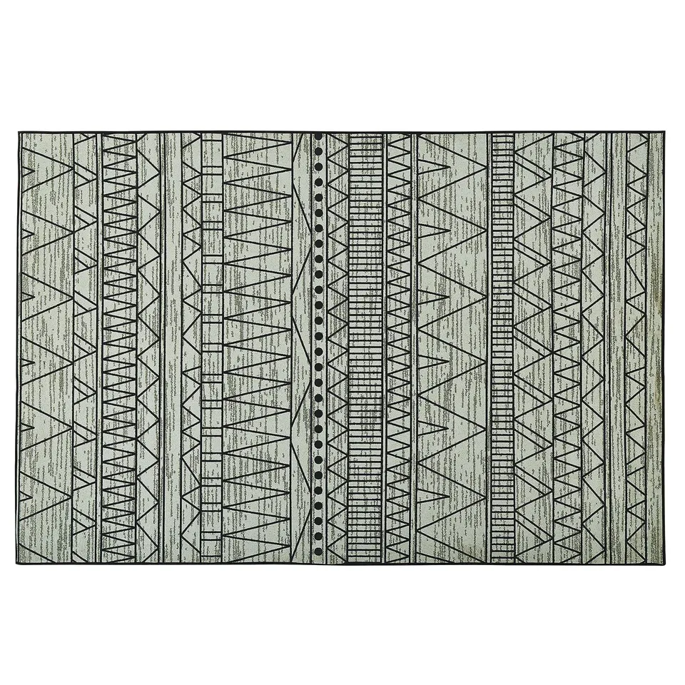 beliani-keban-teppich-160x230-cm-schwarz-grau-zickzack image 1